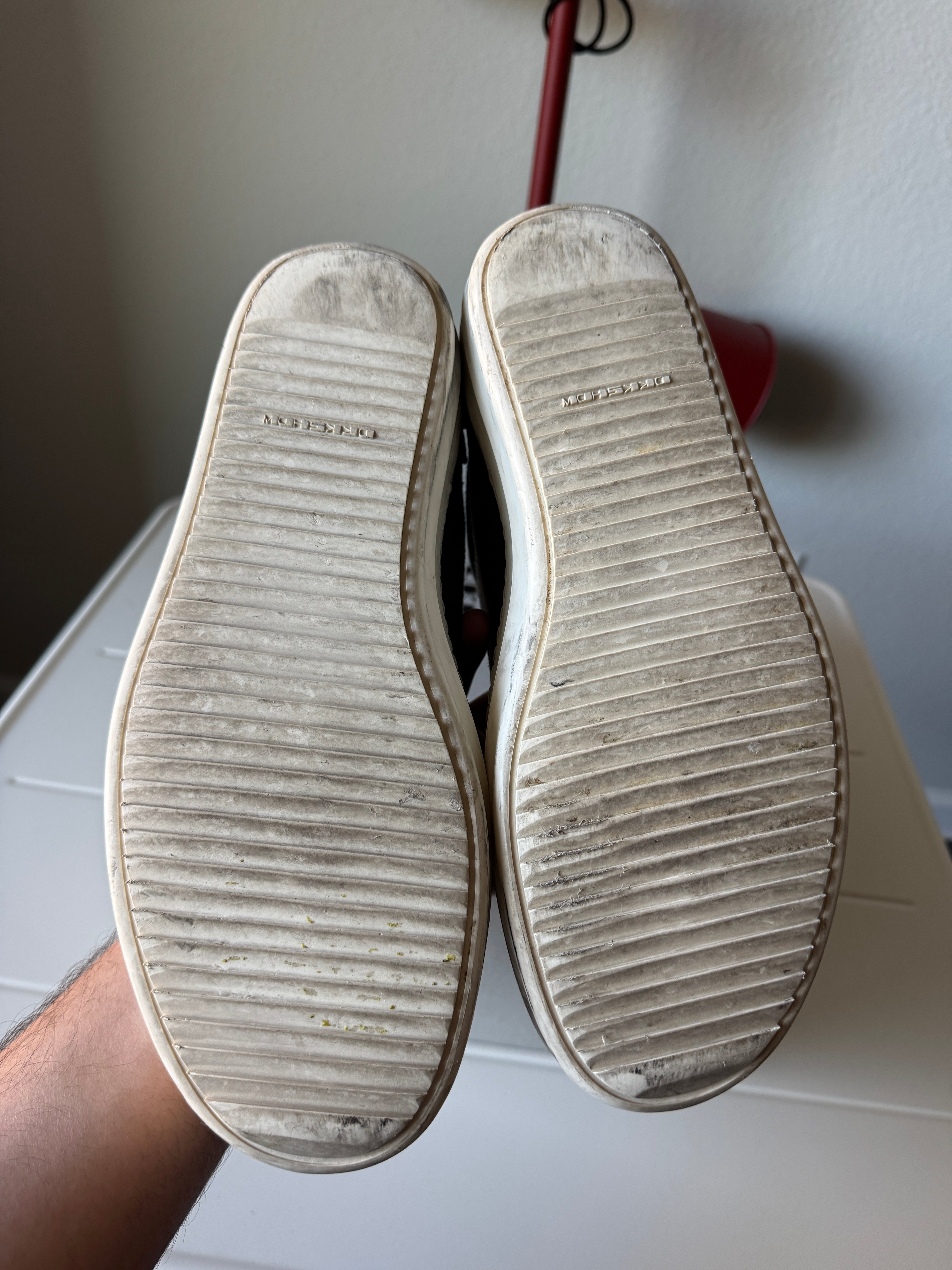 Rick Owens Black Vans Vintage Sneakers 42/9