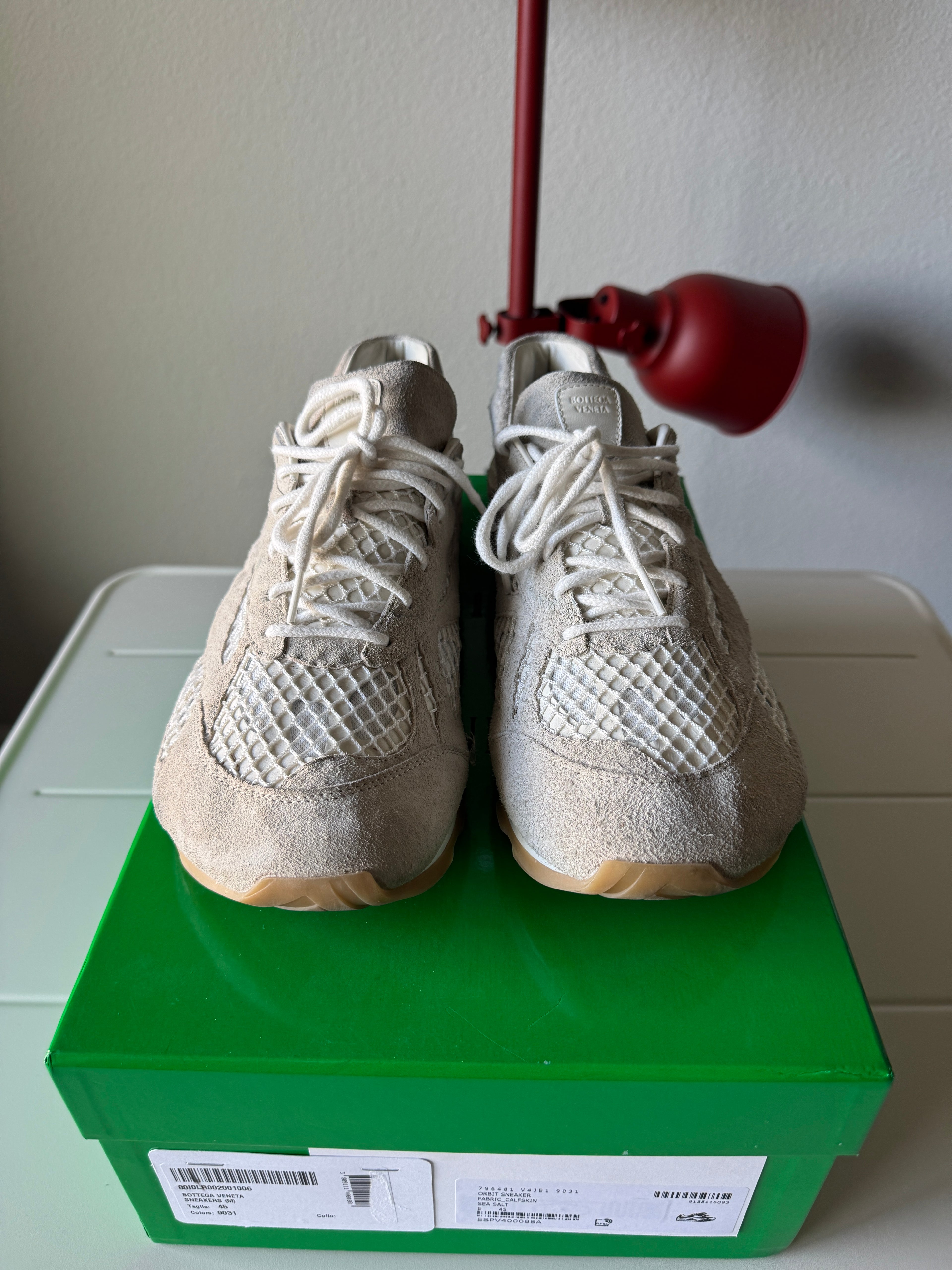 Bottega Veneta Orbit Sea Salt White 45/12