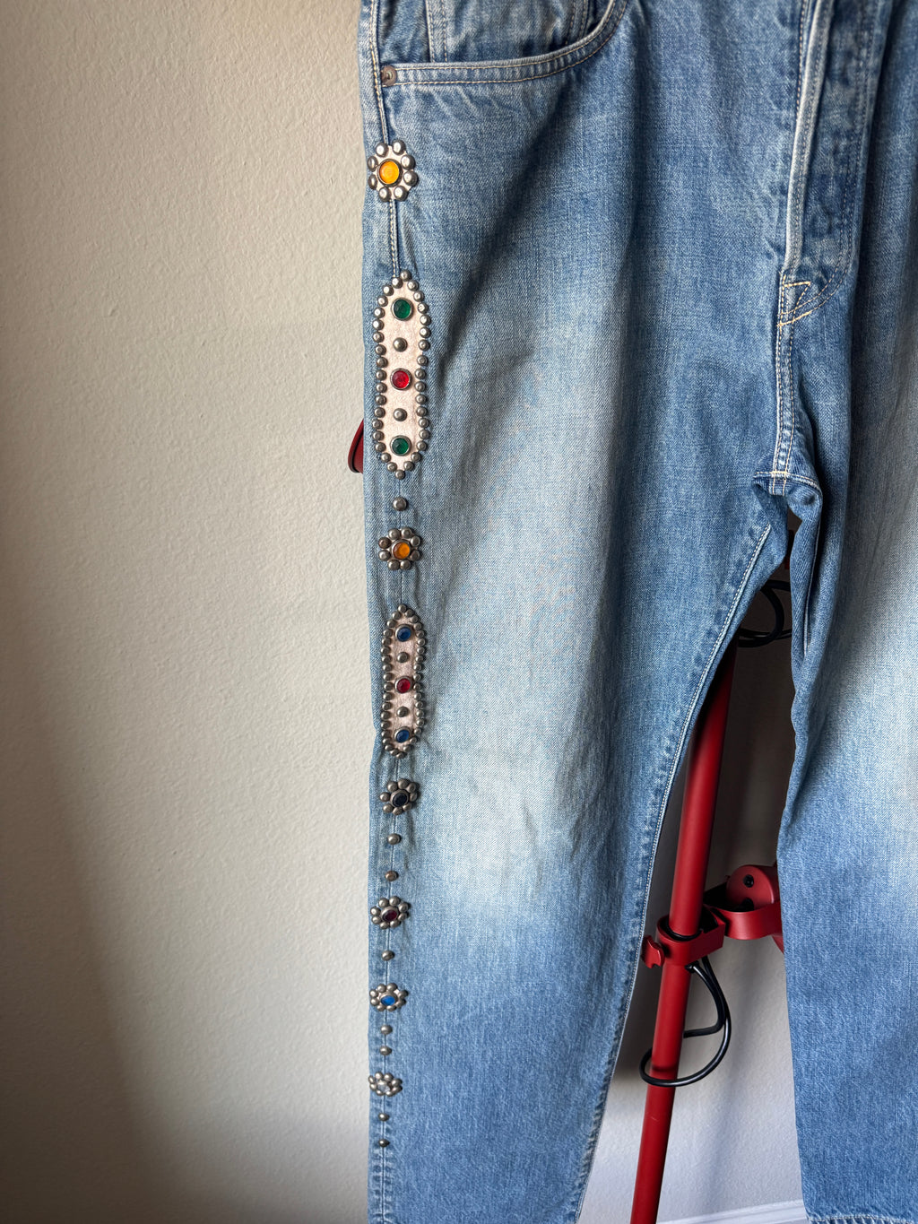 Kapital Cisco Studded Gemstone Jeans 36
