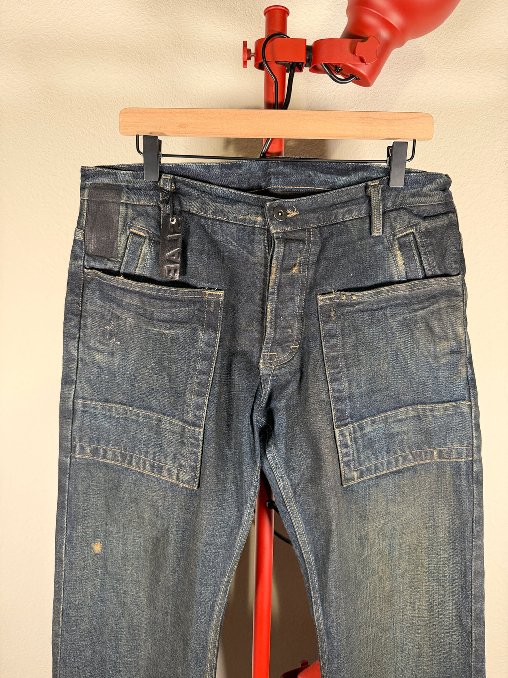 Rick Owens 00s Slab Mudwash Denim 33/36
