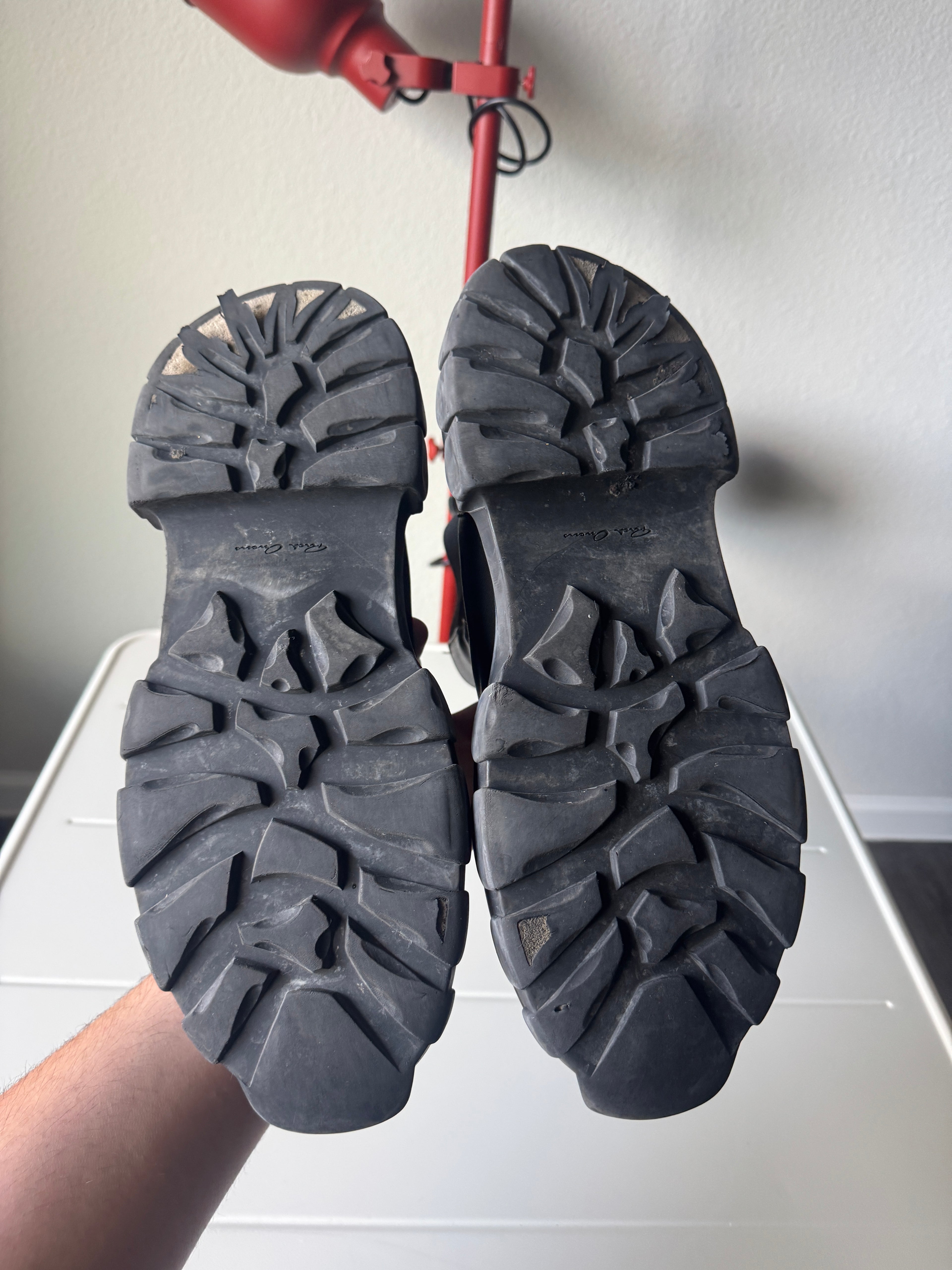 Rick Owens Bozo Beetle Tractor Boots 44/11