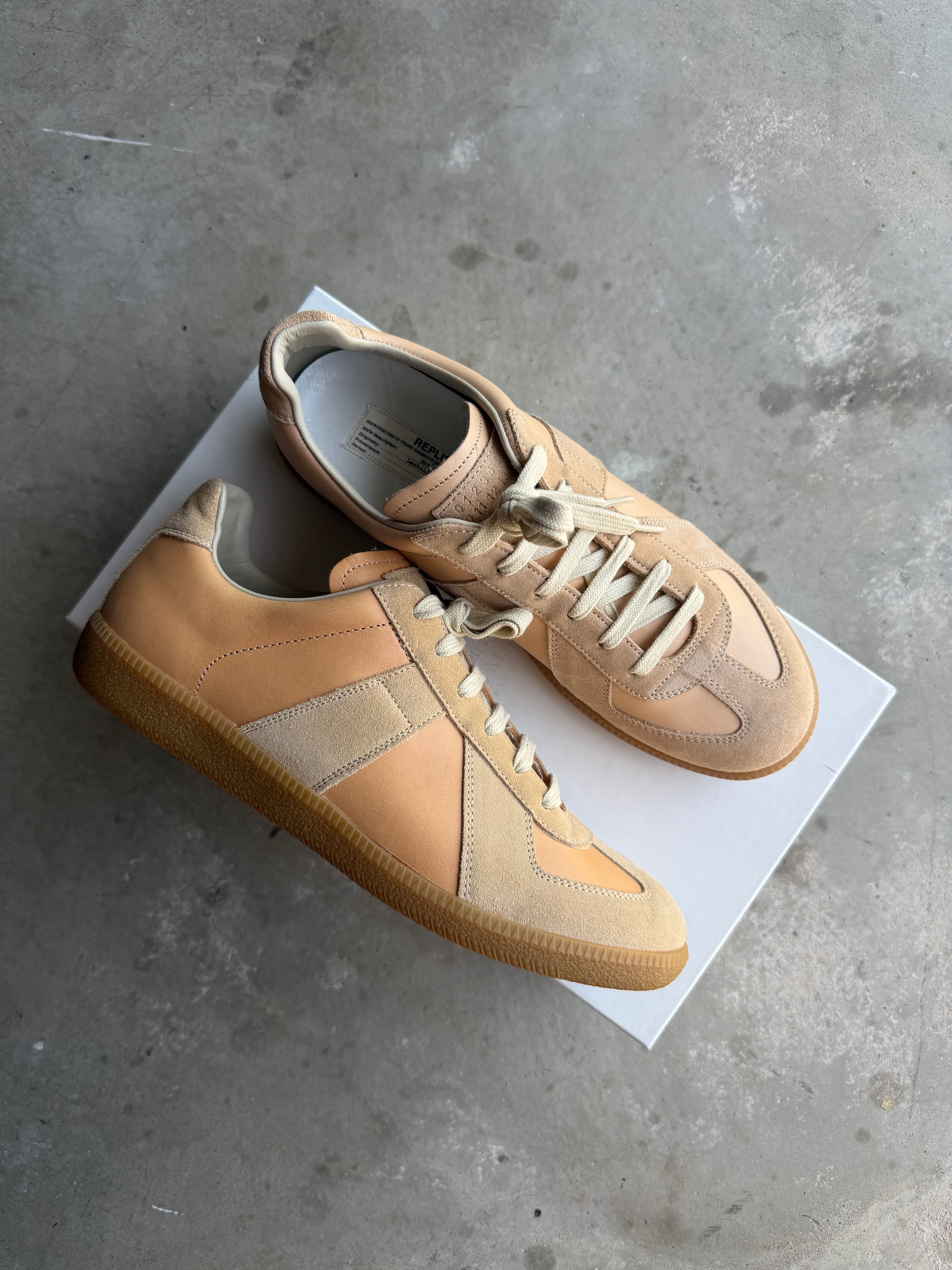 Maison Margiela Vachetta Tan Leather Gats 42/9