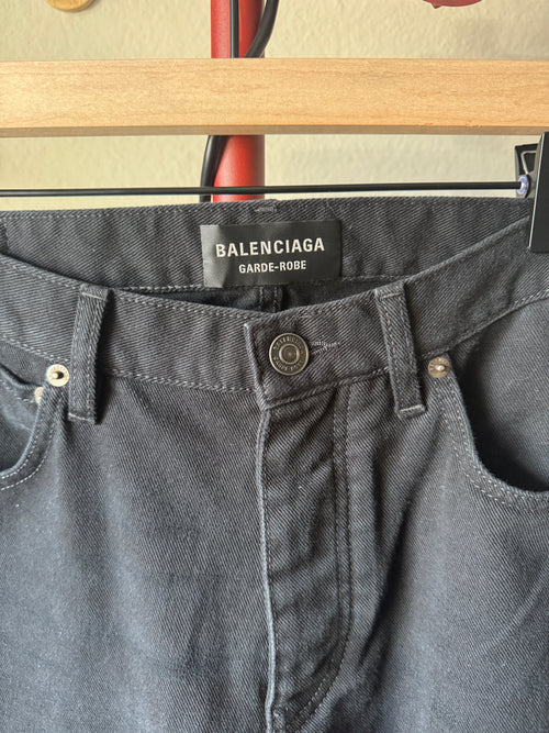 Balenciaga Garde Robe Flared Denim 32