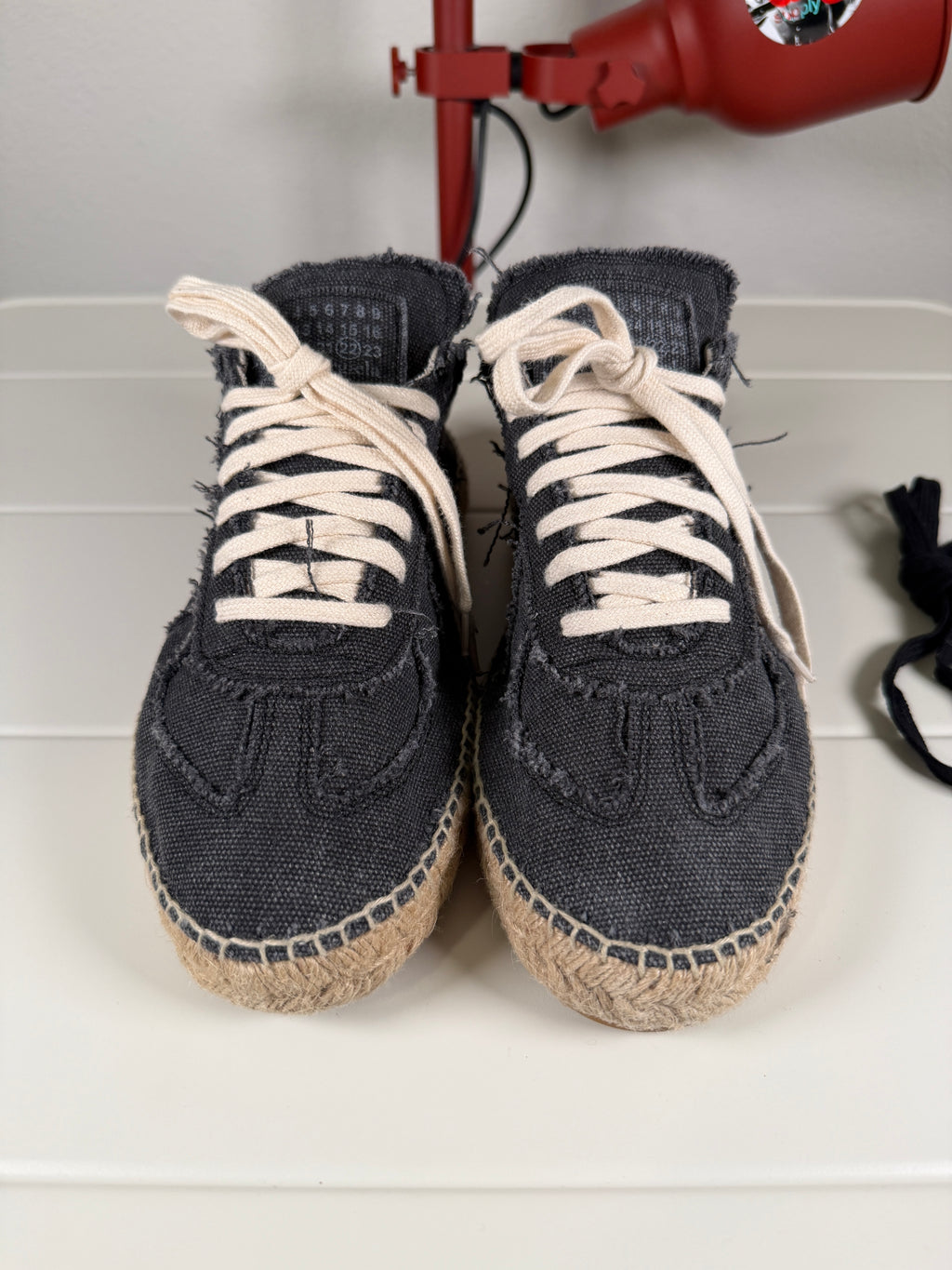 Maison Margiela Black Espadrille Gats 41/8