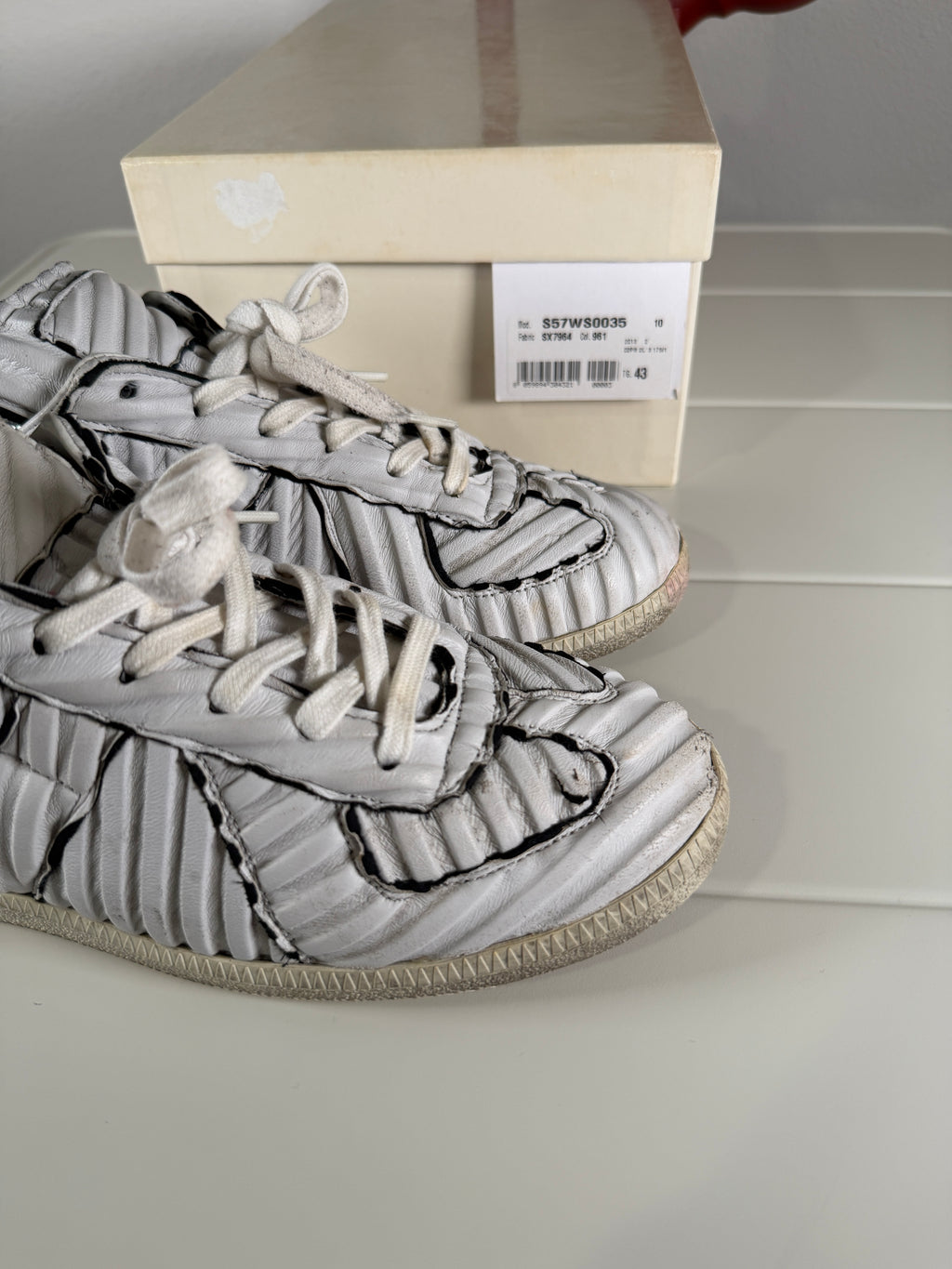 Maison Margiela White 3D Gats 43/10