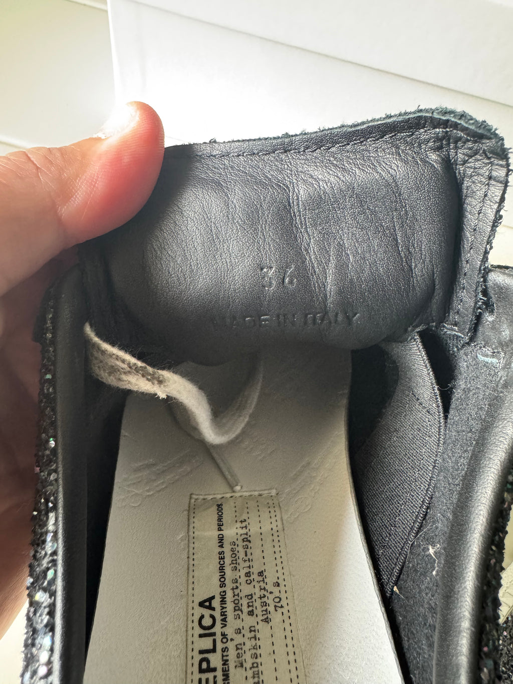 Maison Margiela Women’s Glitter Gats 36/6