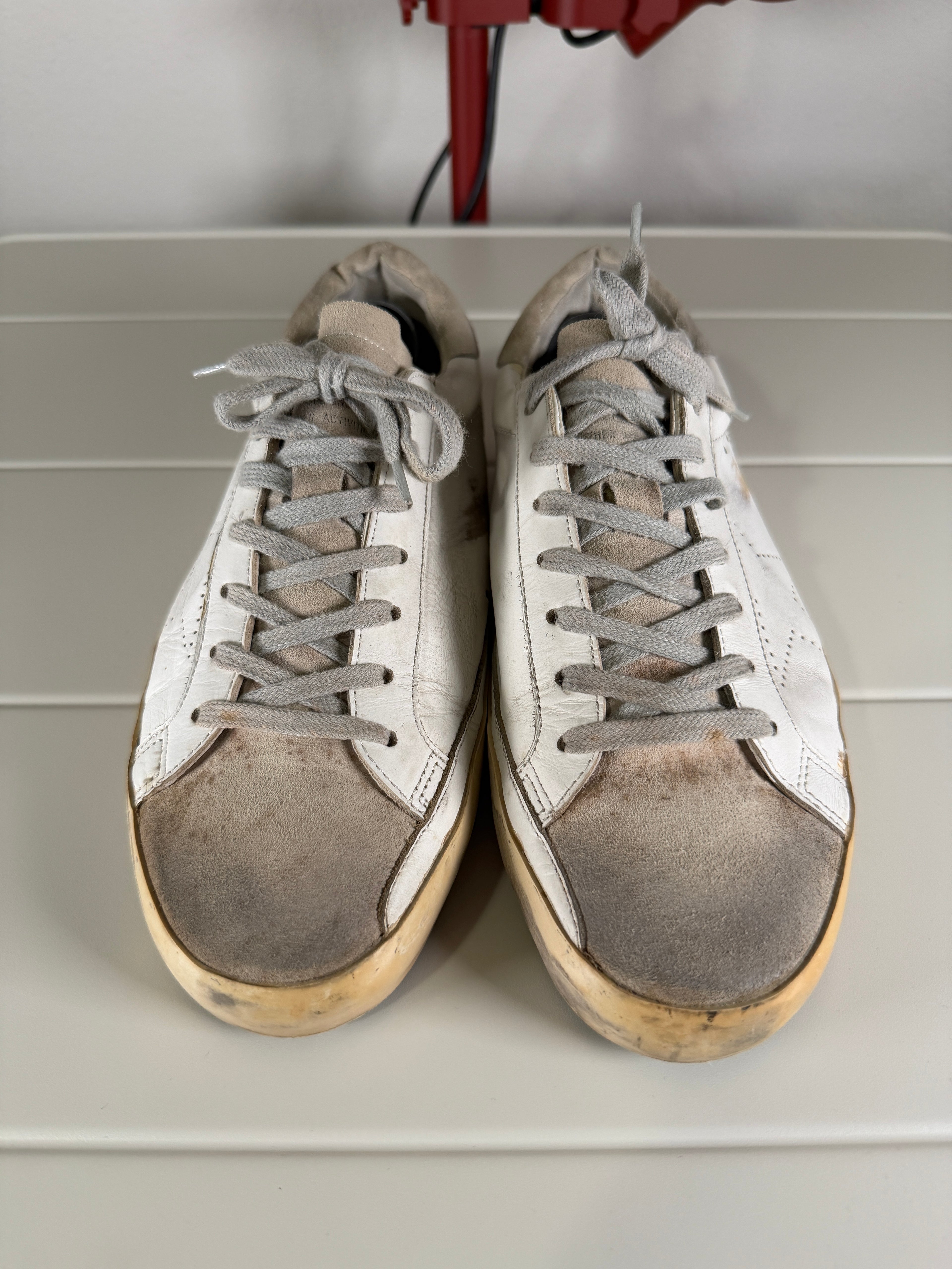 Golden Goose White Superstars 42/9
