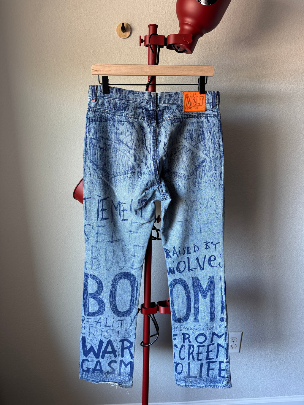 Walter Van Beirendonck AW97 Avatar Pen Graffiti Denim 32