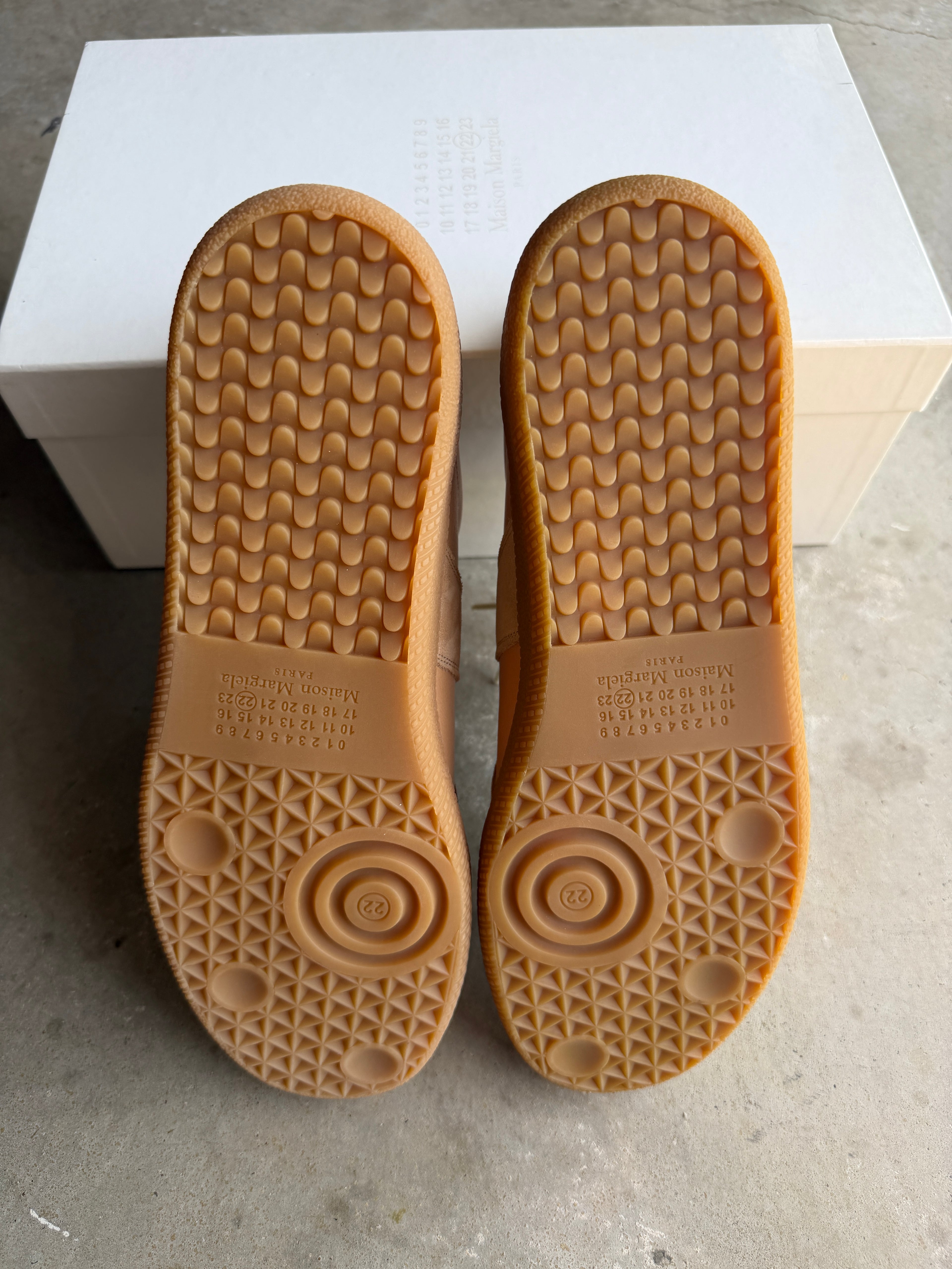 Maison Margiela Vachetta Tan Leather Gats 42/9