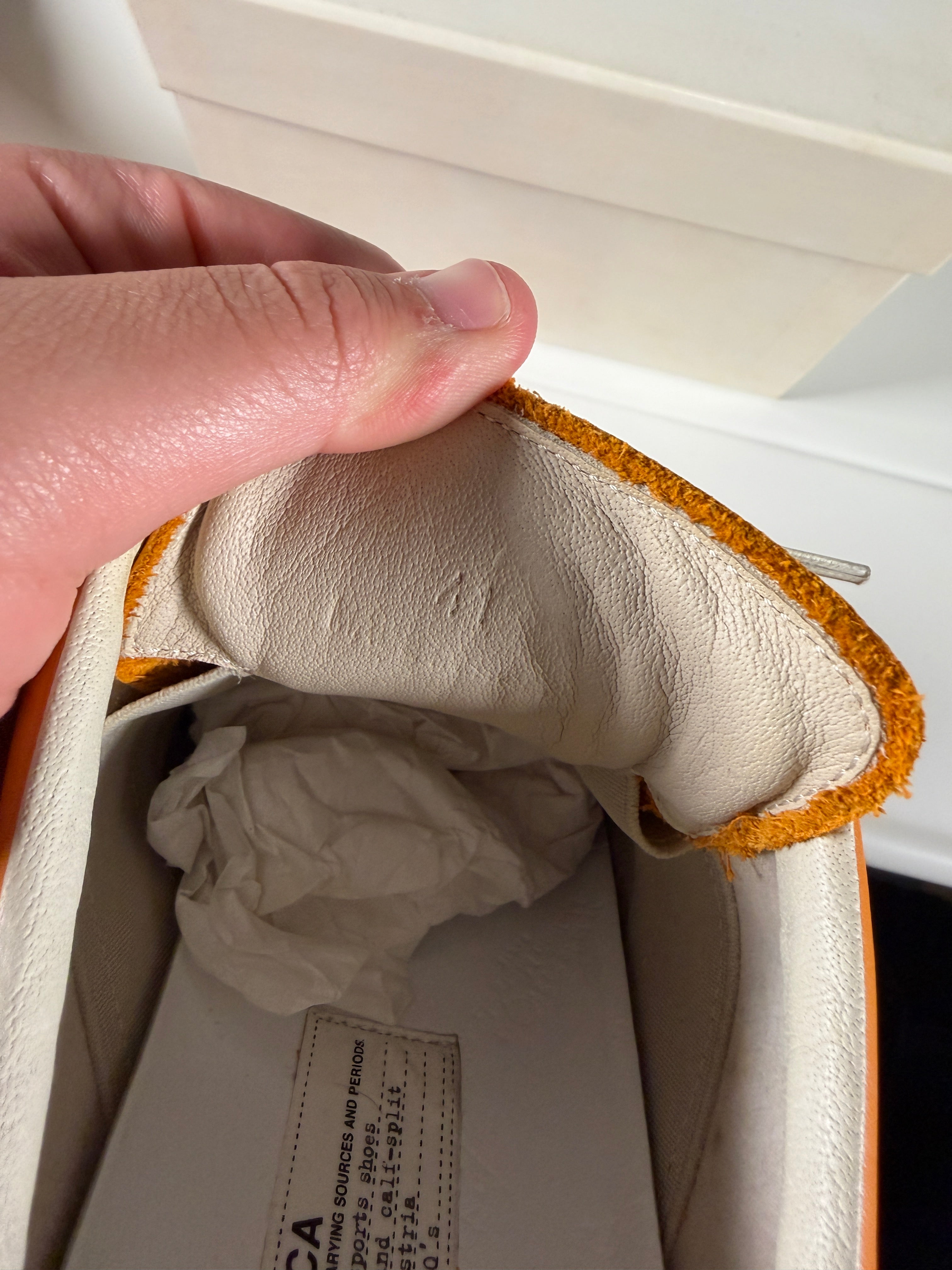 Maison Margiela Orange Gum Gats 41/8