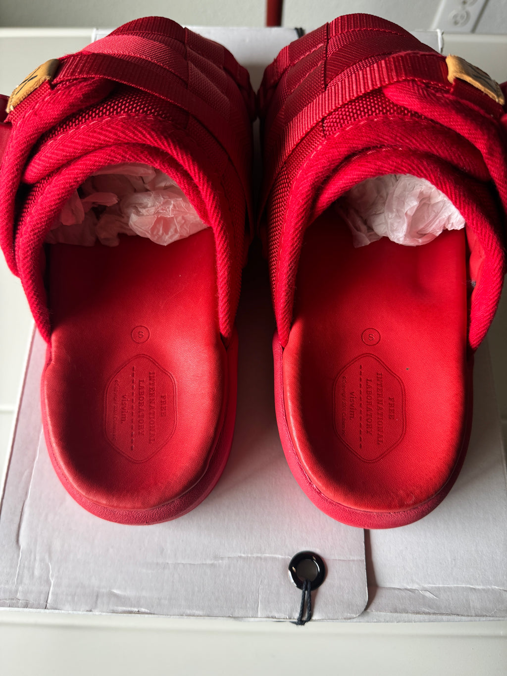 Visvim Christo Red Sandals S