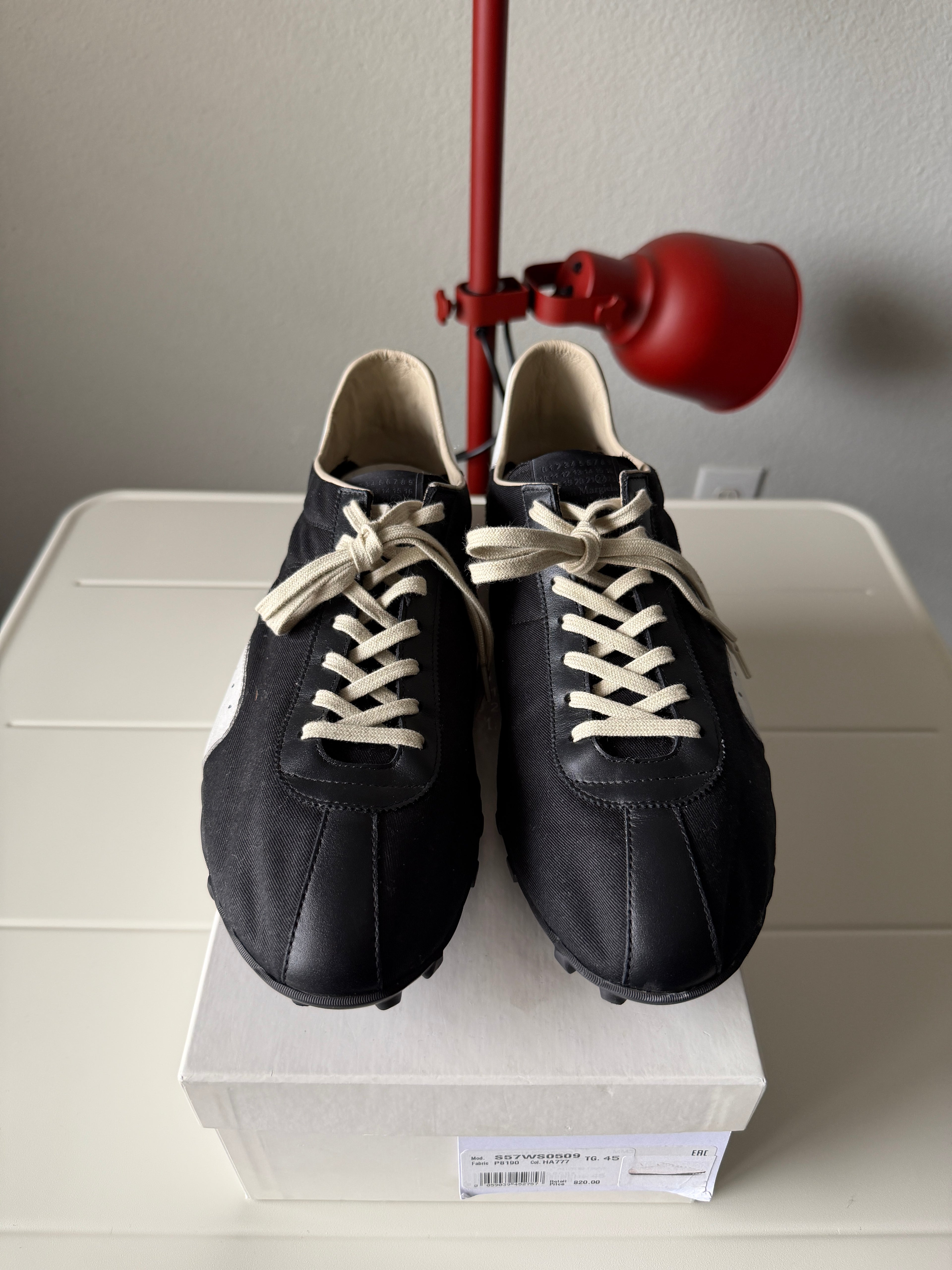 Maison Margiela Black Canvas Sprinter 45/12