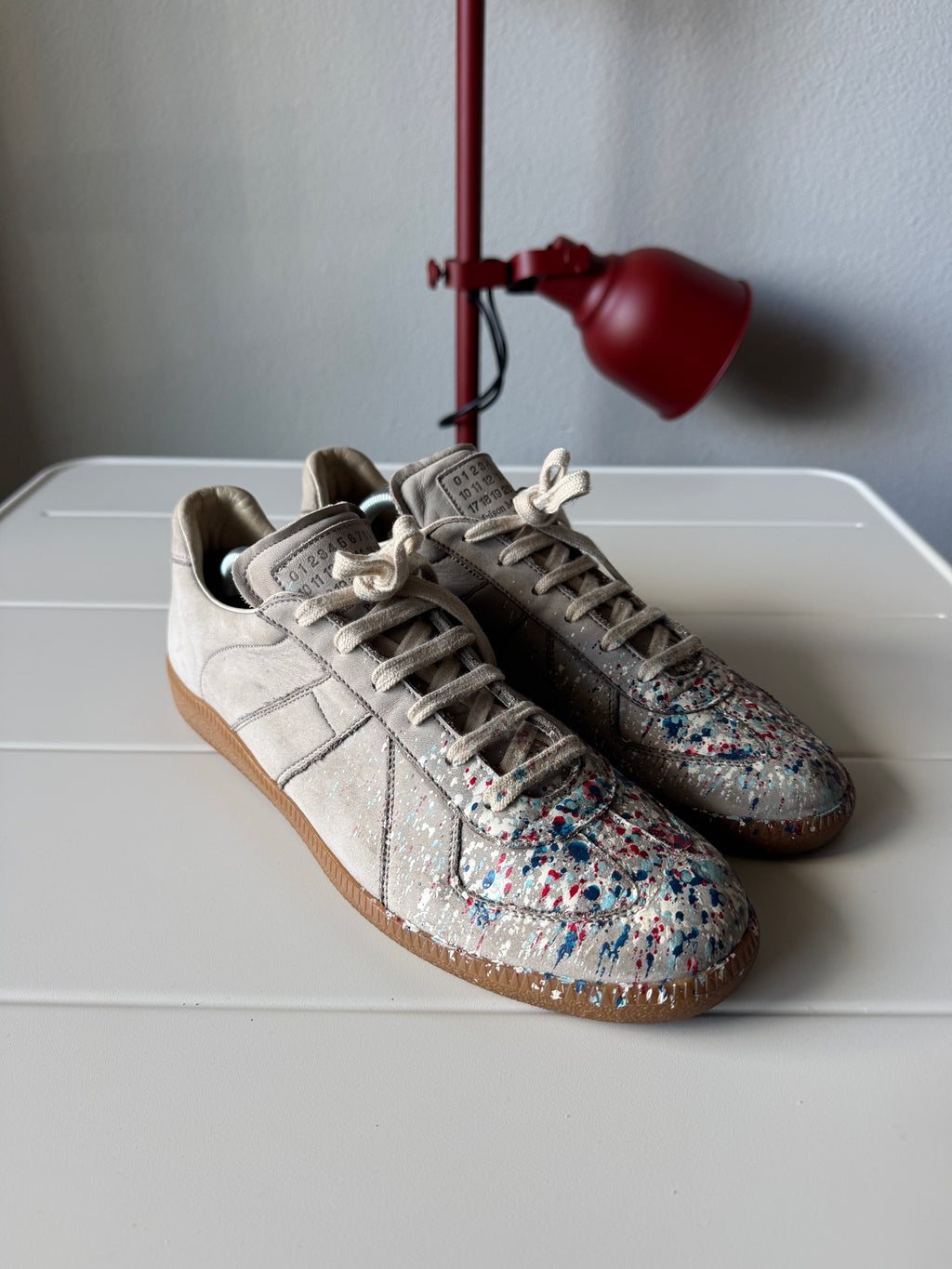 Maison Margiela grey Paint Splatter 43/10