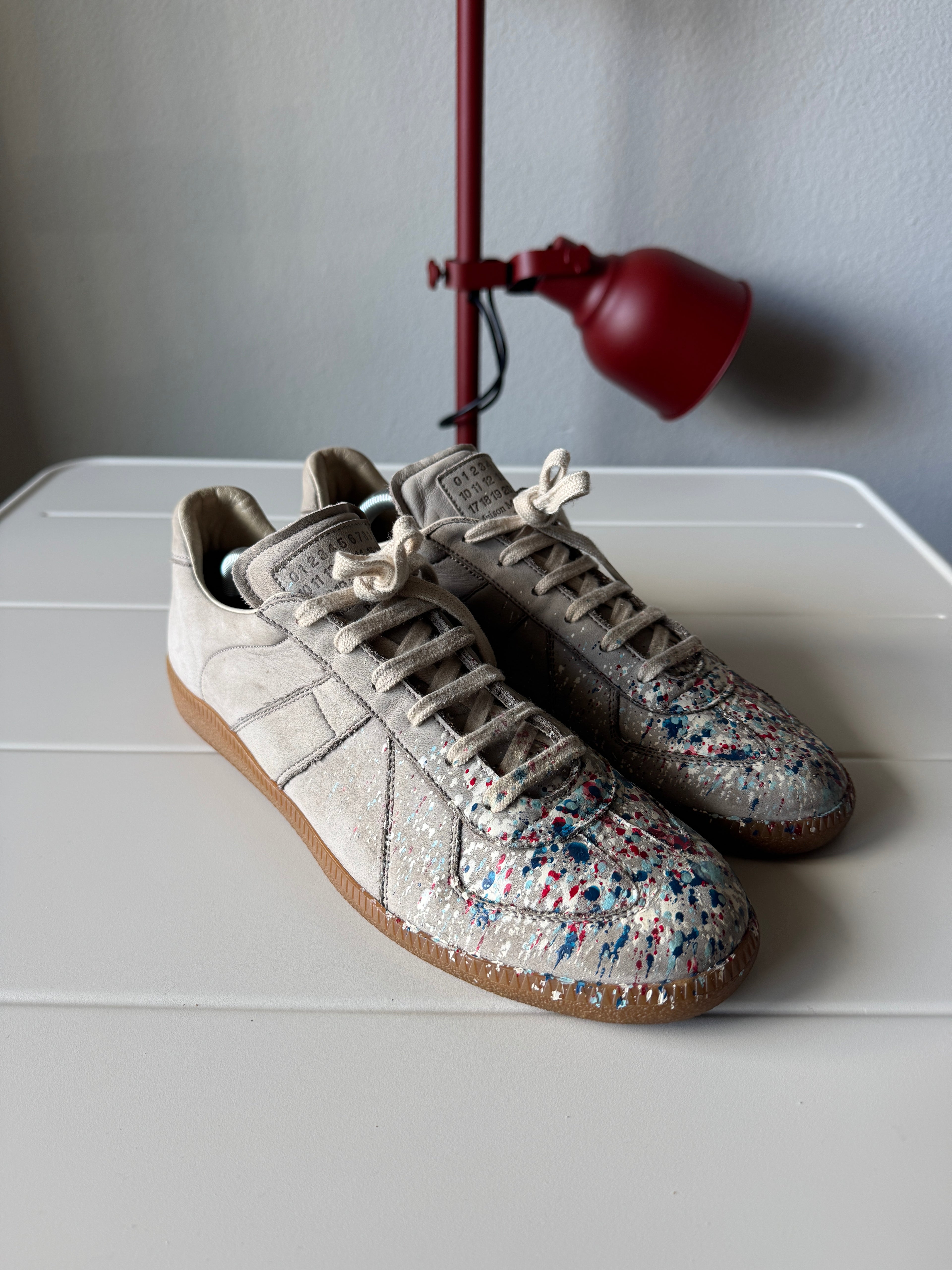 Maison Margiela grey Paint Splatter 43/10
