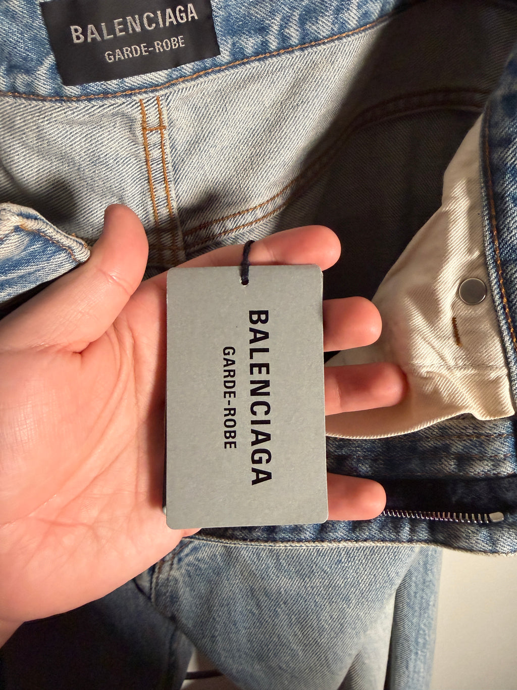 Balenciaga Garde Robe Blue Flared Denim 27/32