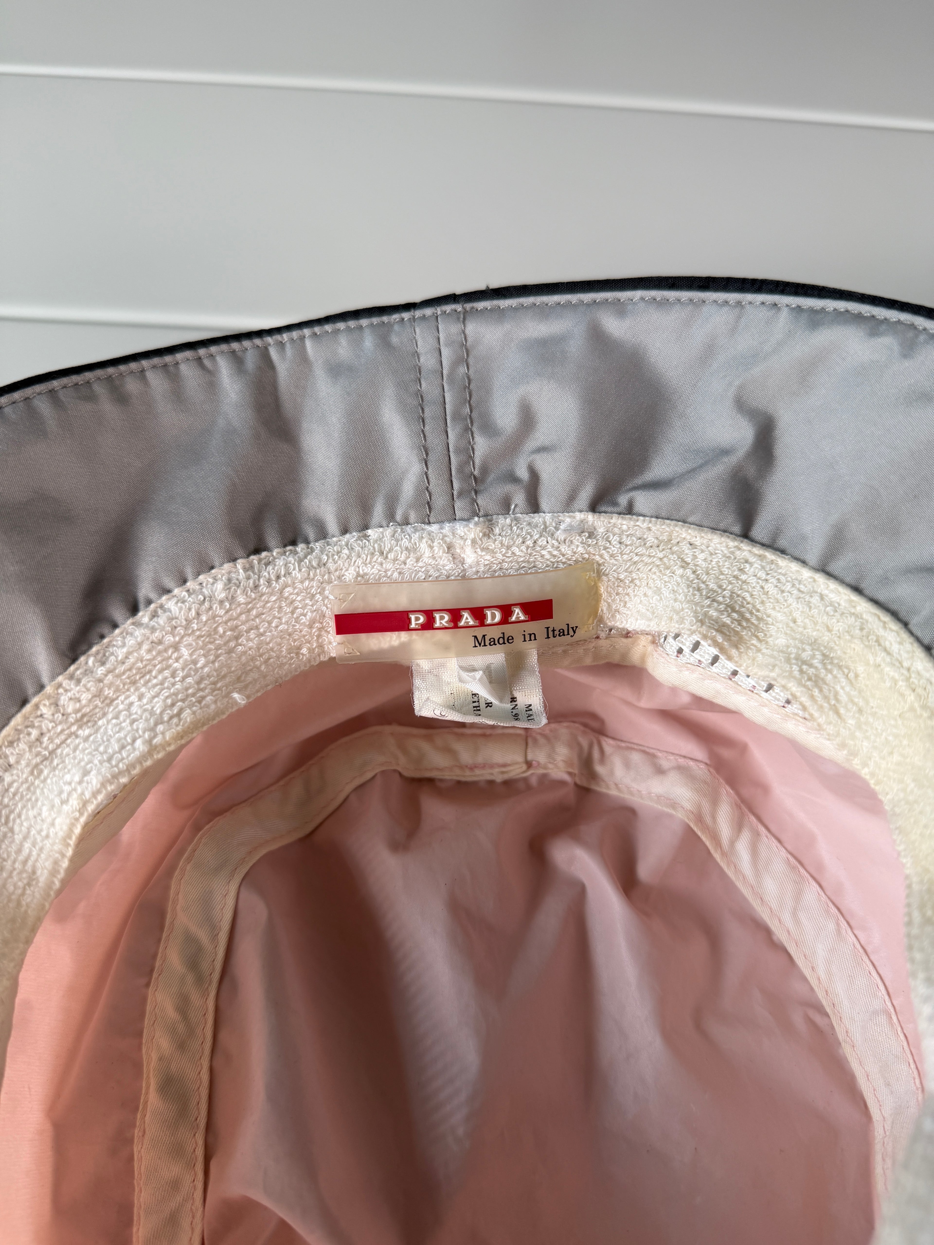 Prada Vintage Pink Fisherman Bucket Hat M