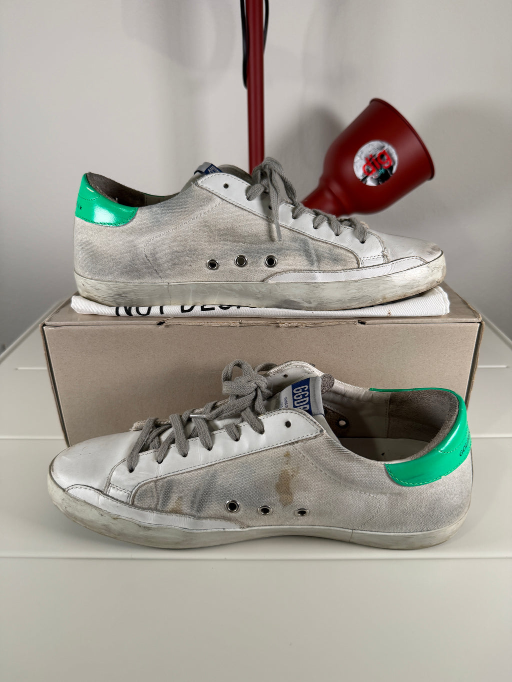 Golden Goose Superstar Leopard Green 44/11