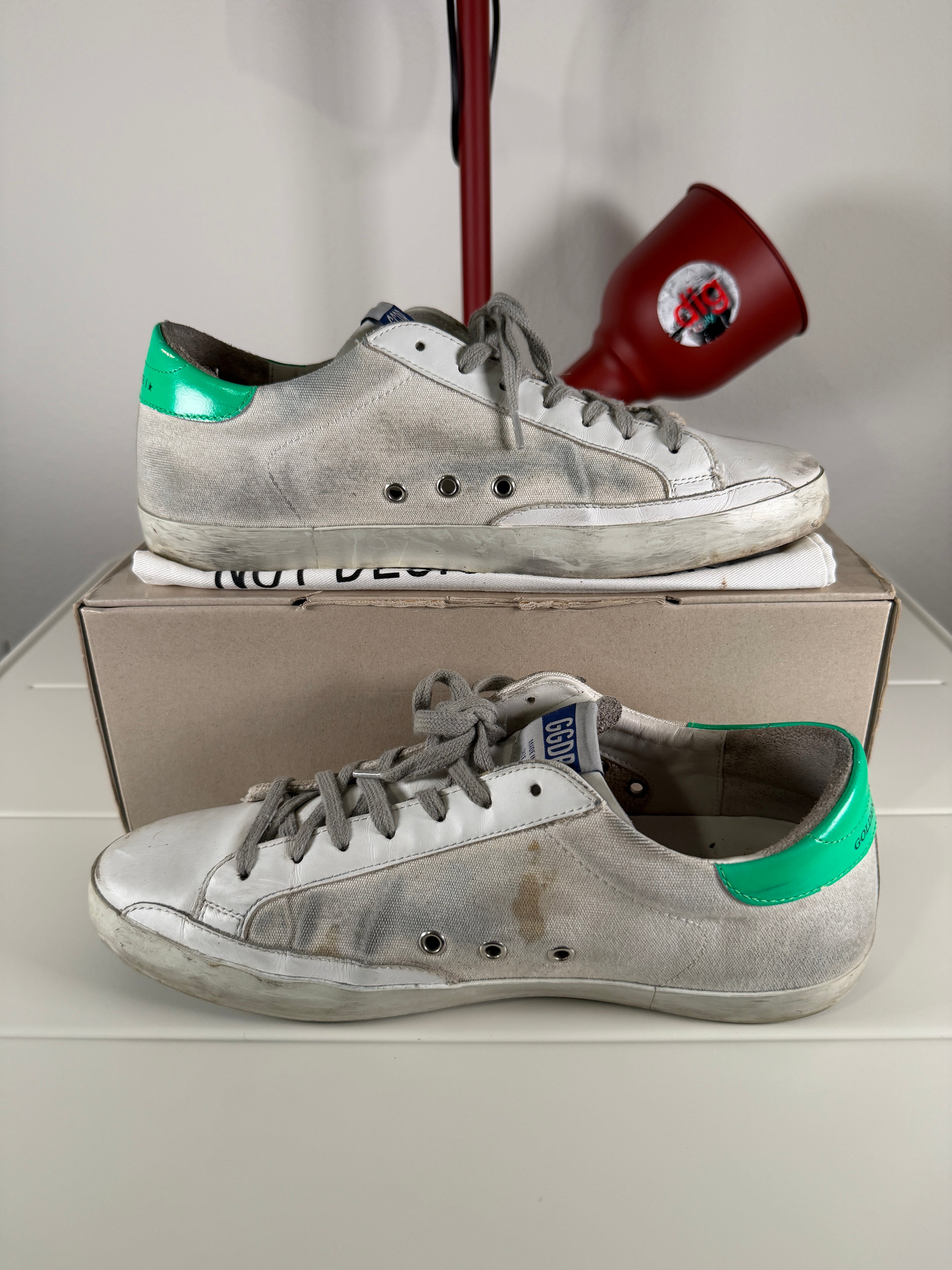 Golden Goose Superstar Leopard Green 44/11