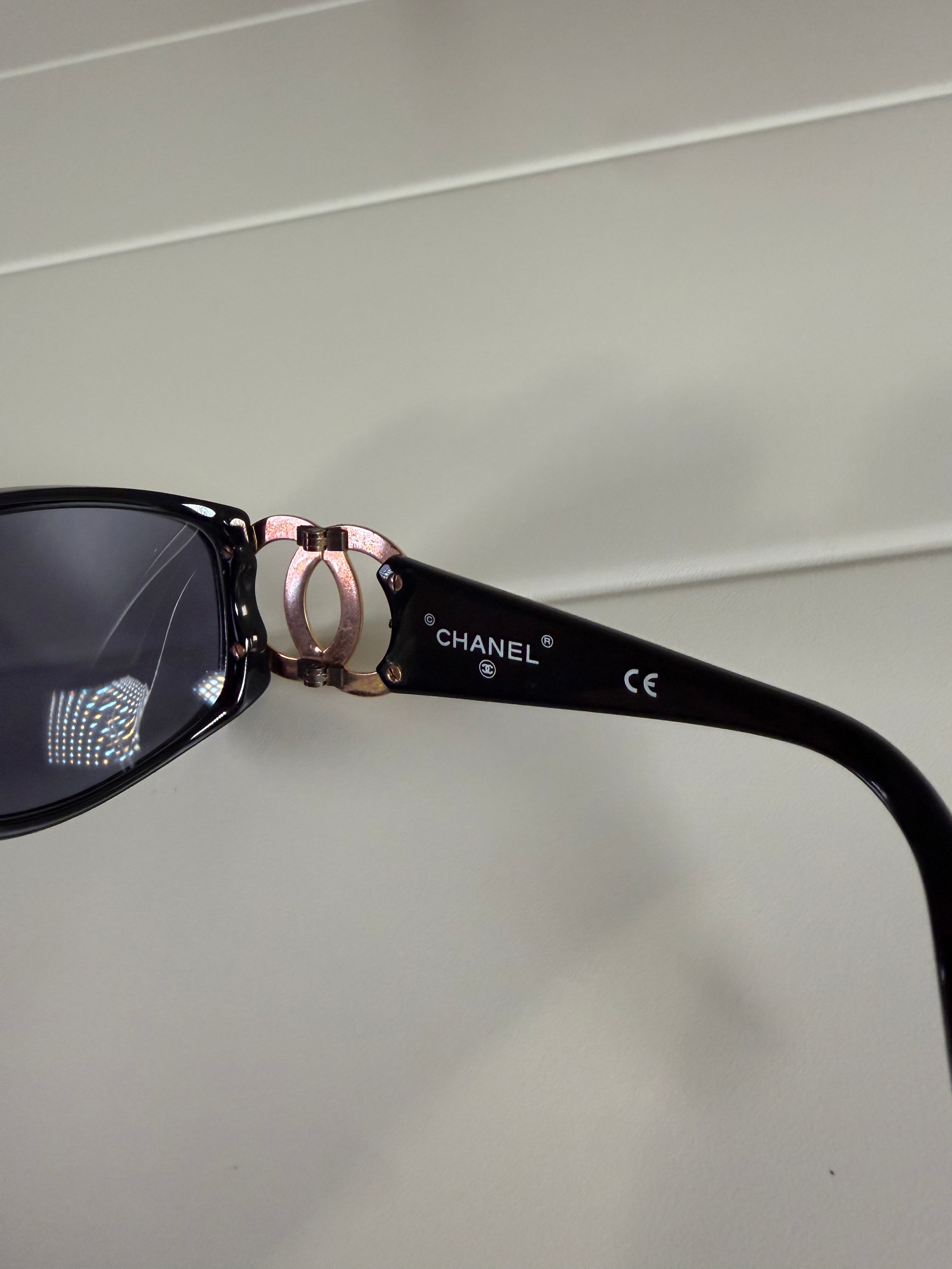Chanel Vintage Interlocking CC Sunglasses