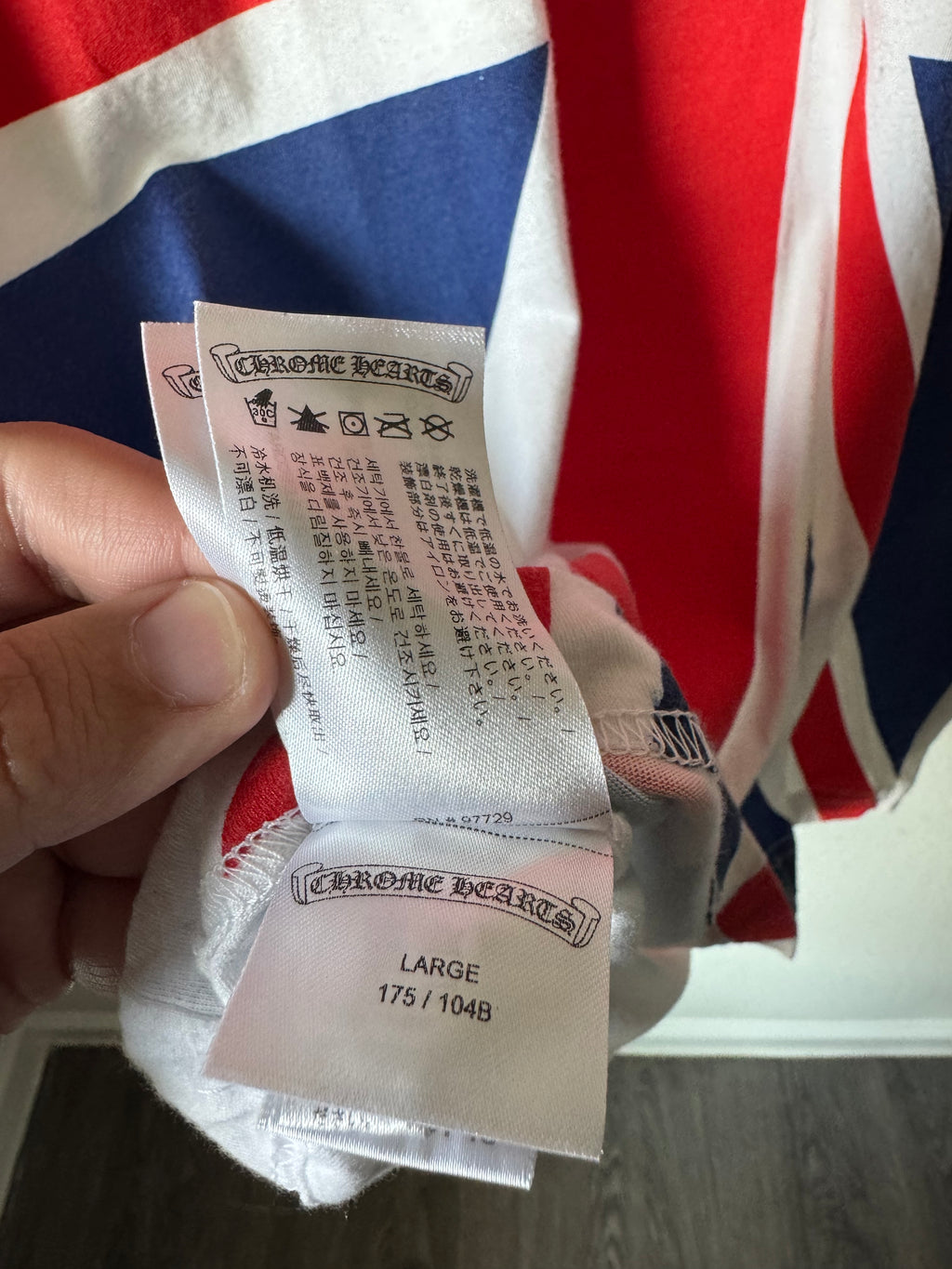 Chrome Hearts Union Jack Tee L