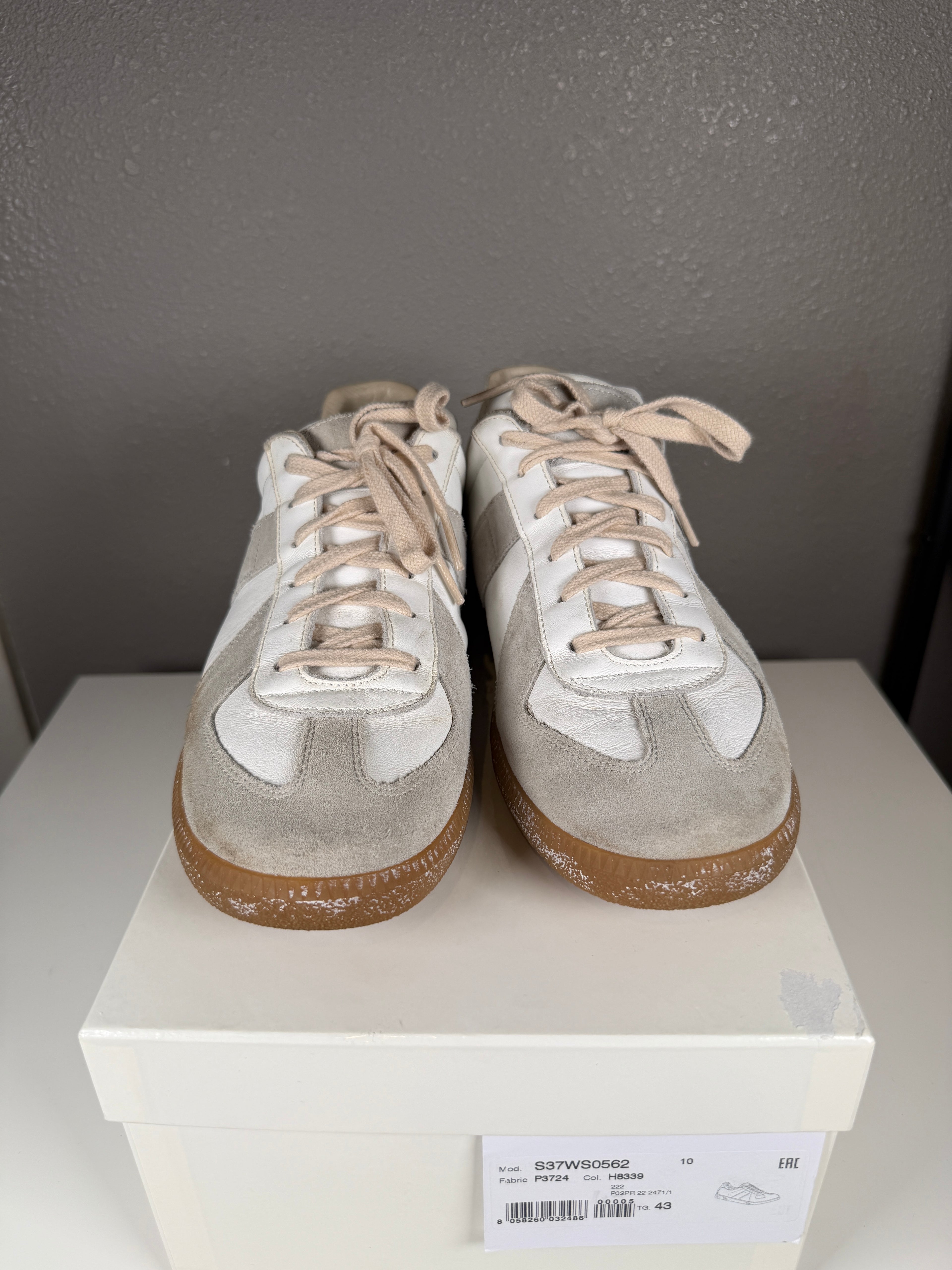 Maison Margiela White Paint Gum Gats 43/10