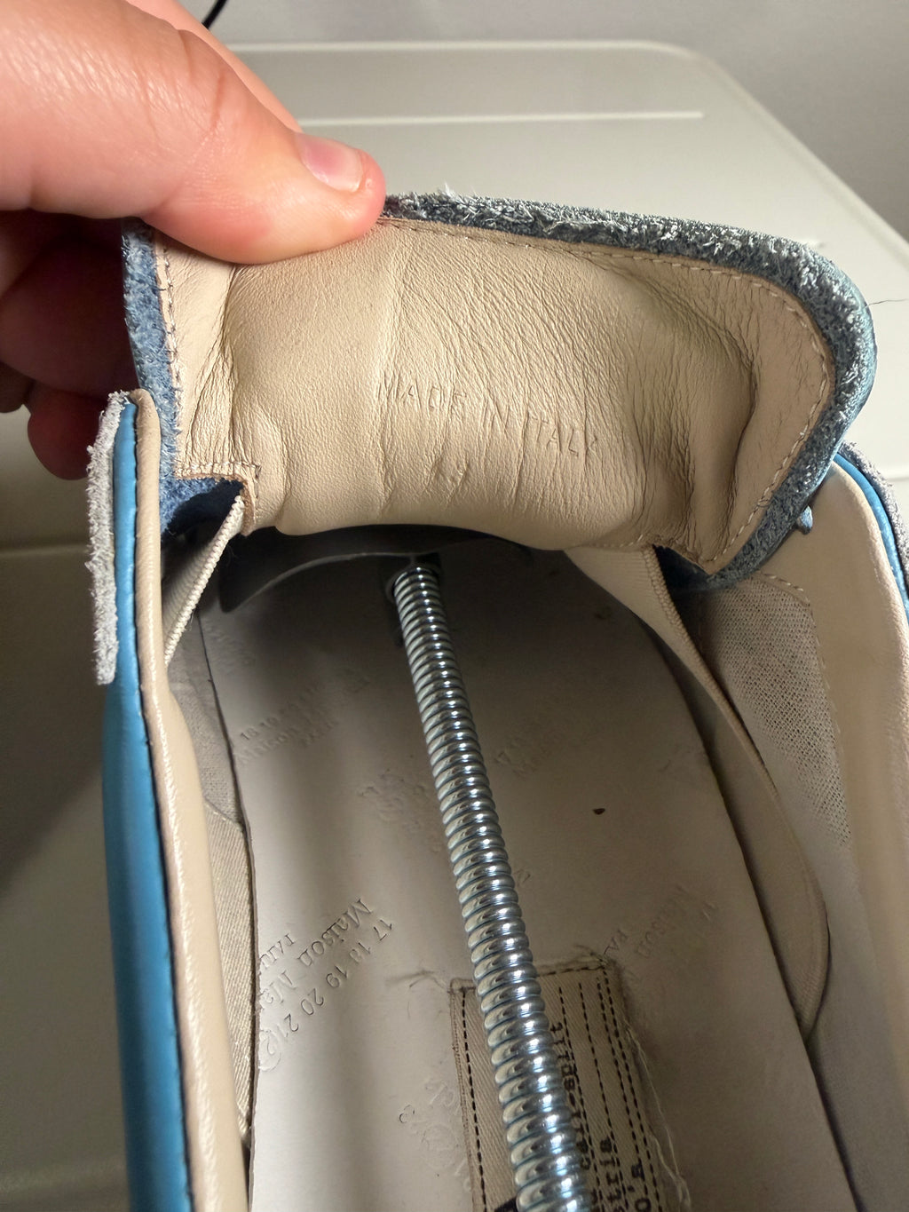 Maison Margiela Powder Blue Gats 45/12
