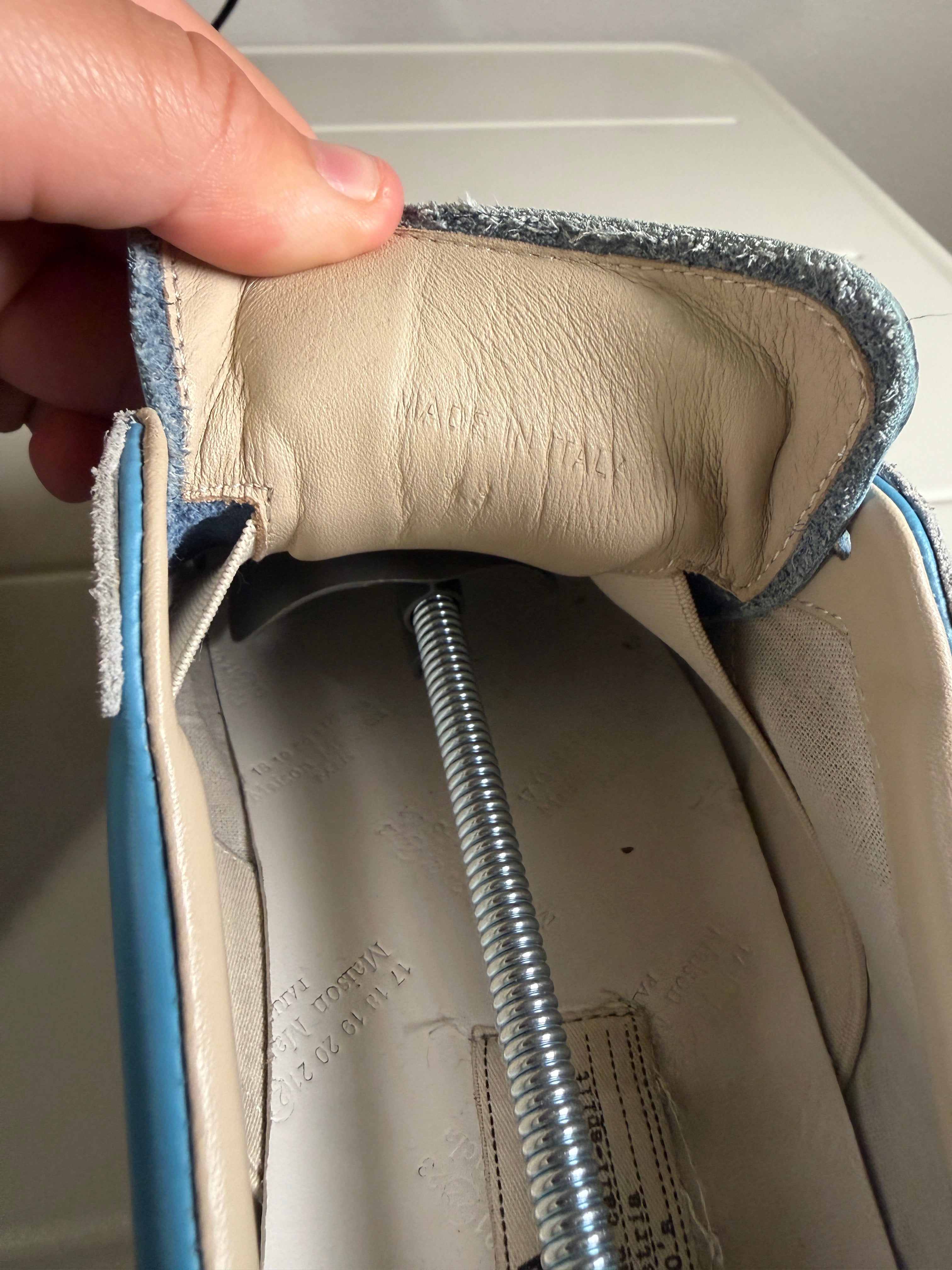 Maison Margiela Powder Blue Gats 45/12