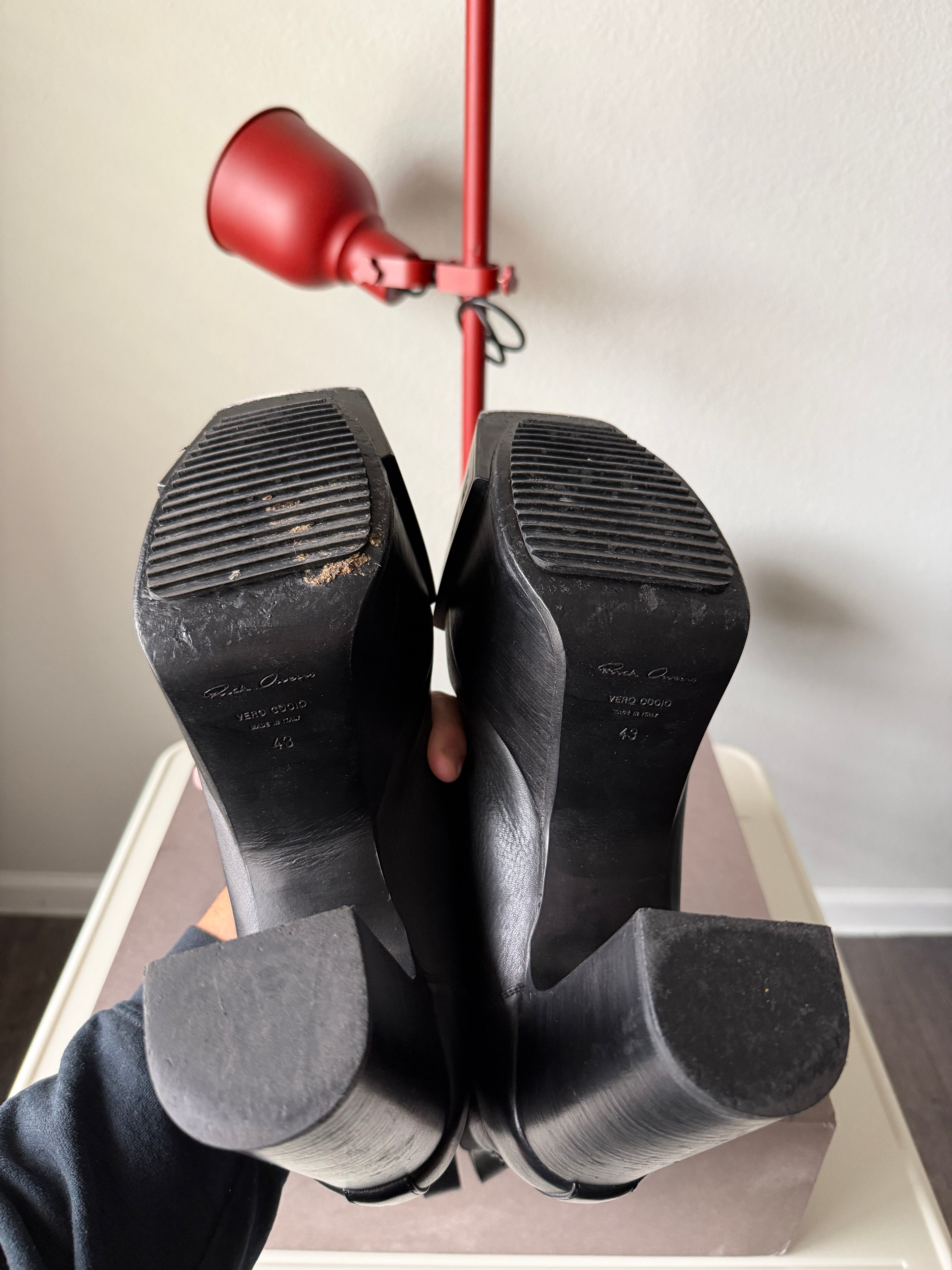 Rick Owens Strobe Kiss Heels 43/10