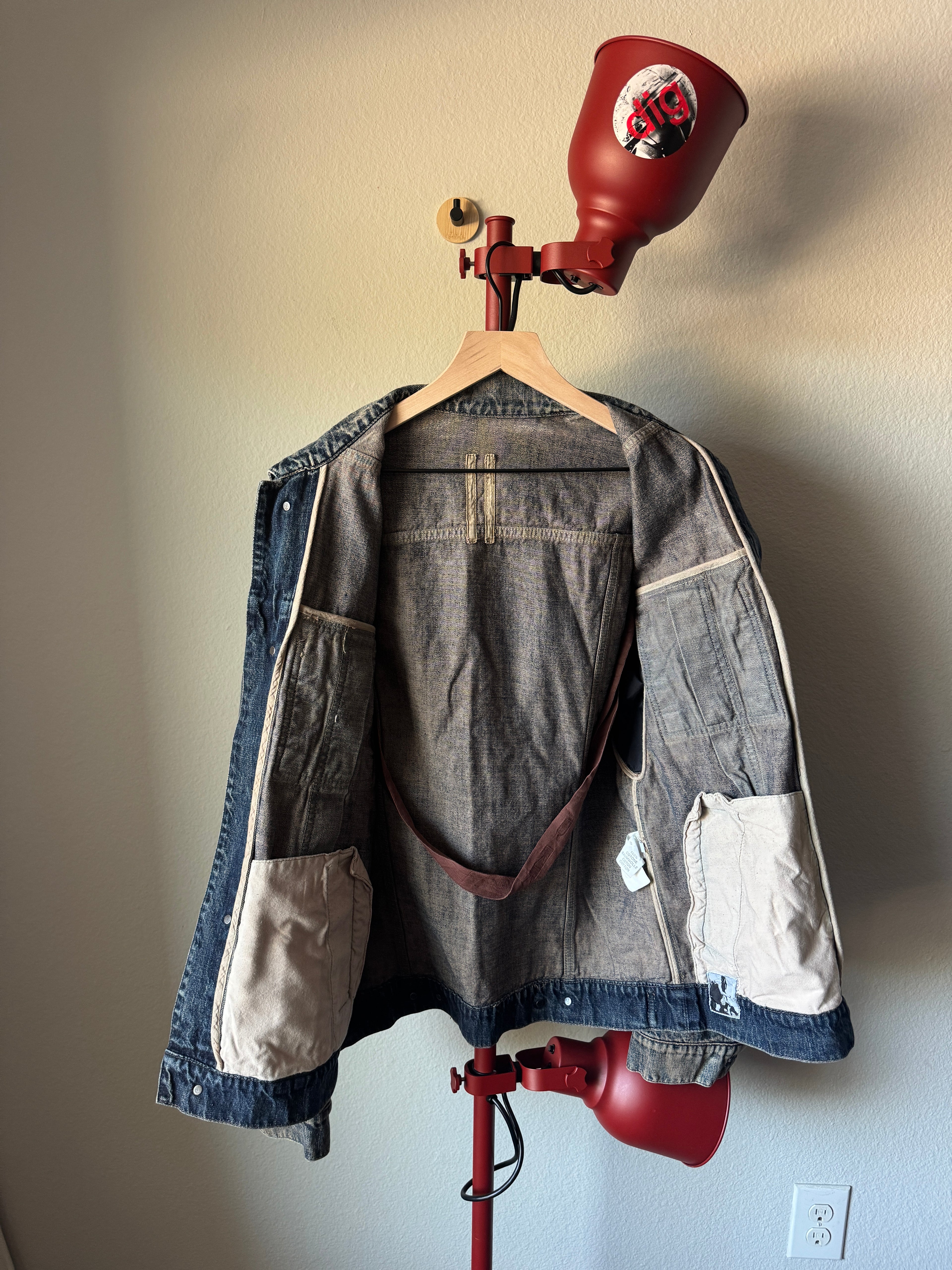 Rick Owens Olmar & Mirta Hustler Sample Trucker Jacket M