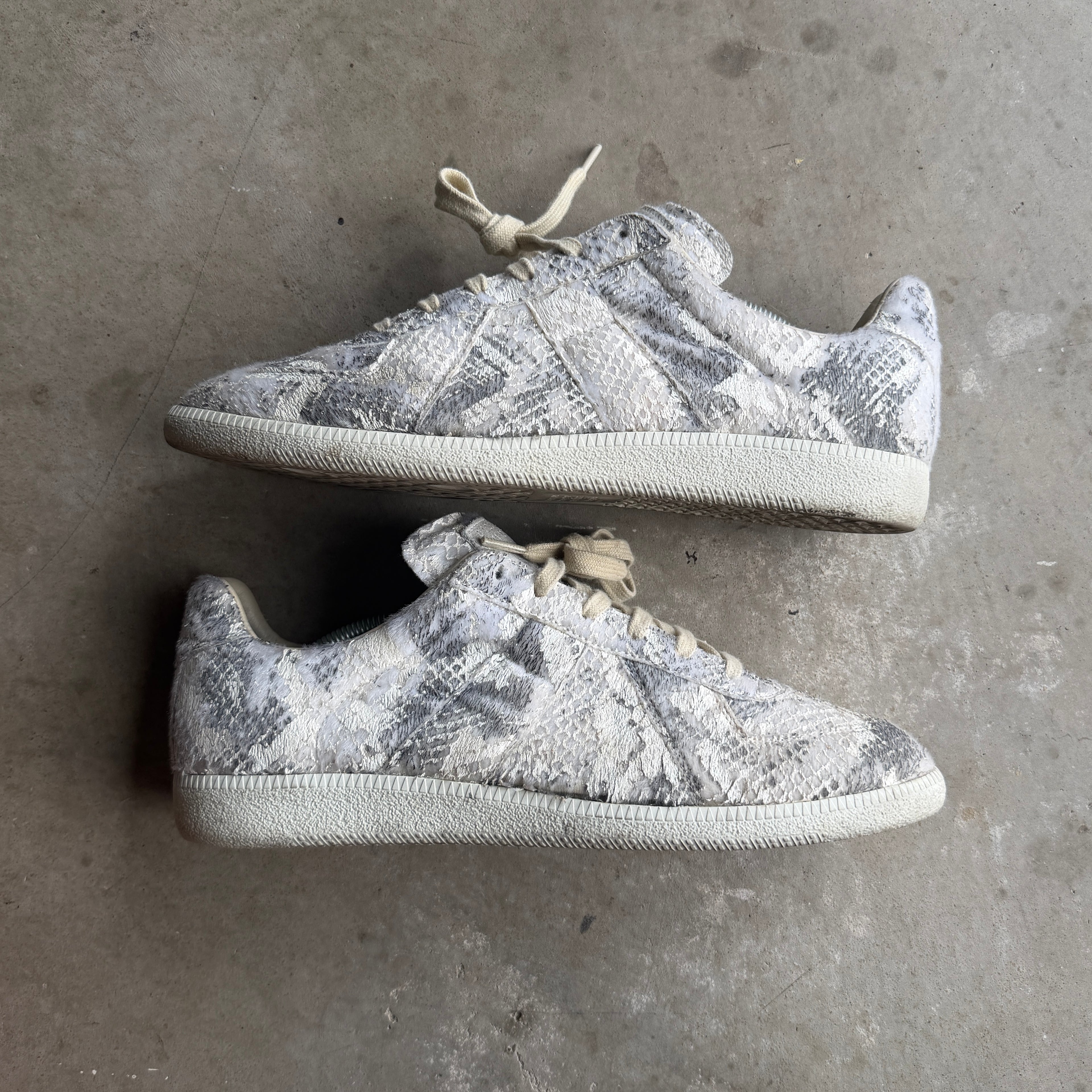 Maison Margiela Pony Hair Snake Skin Gats 44/11