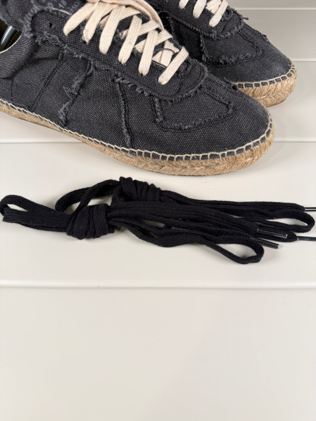 Maison Margiela Black Espadrille Gats 41/8