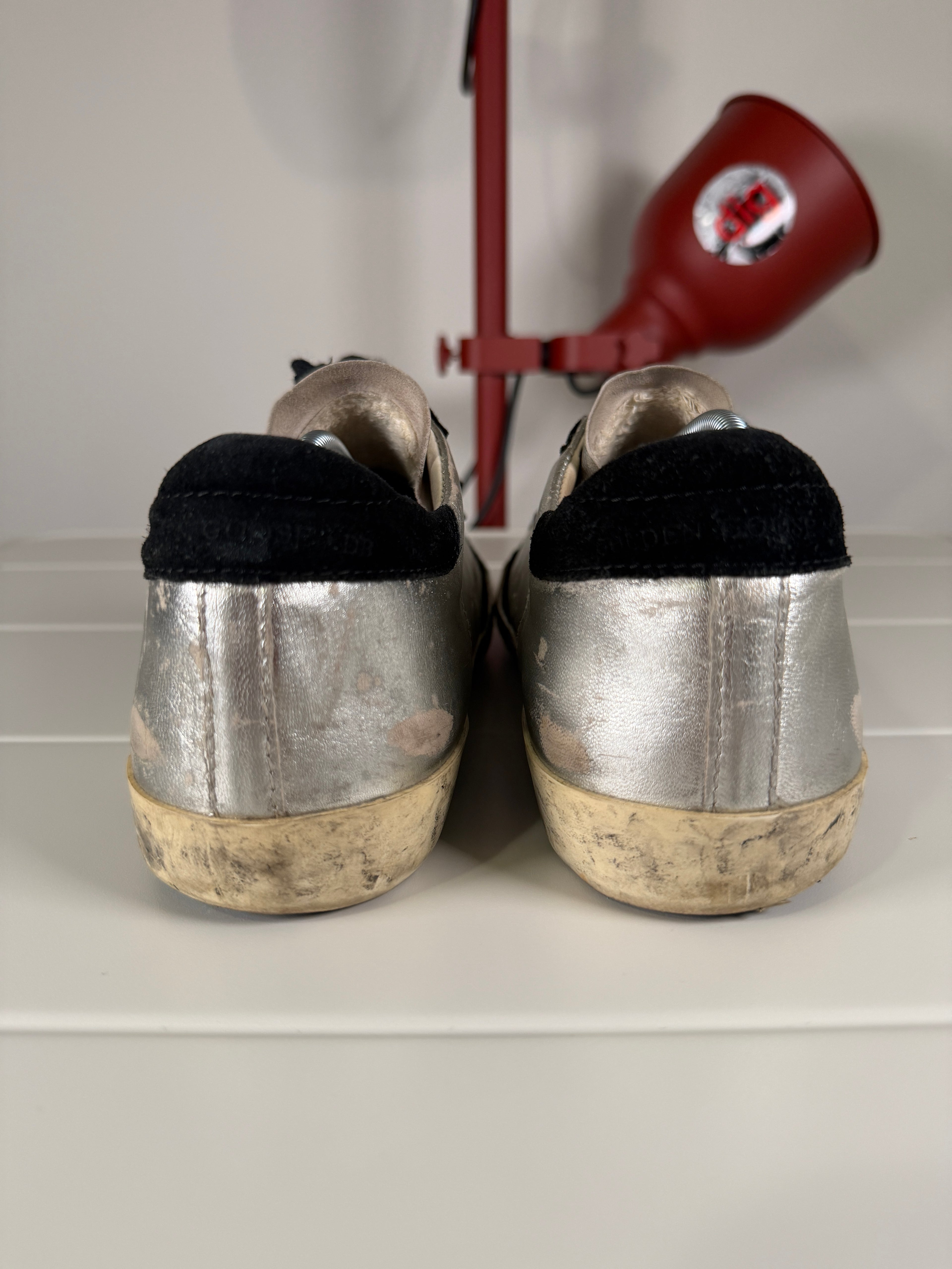 Golden Goose Silver Superstars 41/8