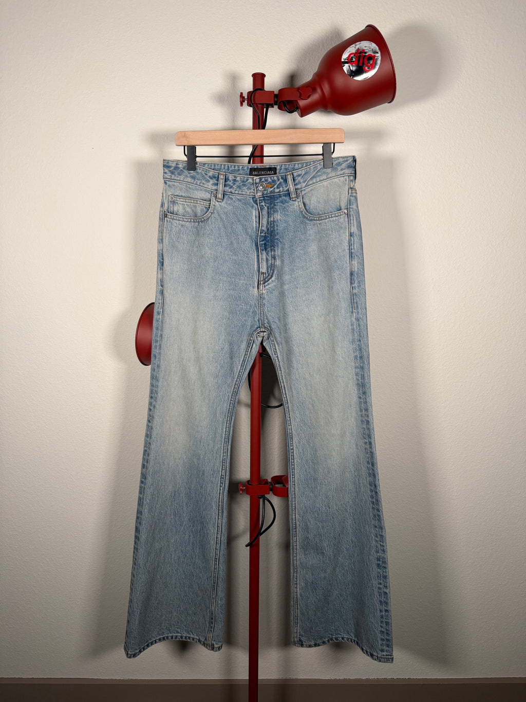 Balenciaga Garde Robe Blue Flared Denim 27/32