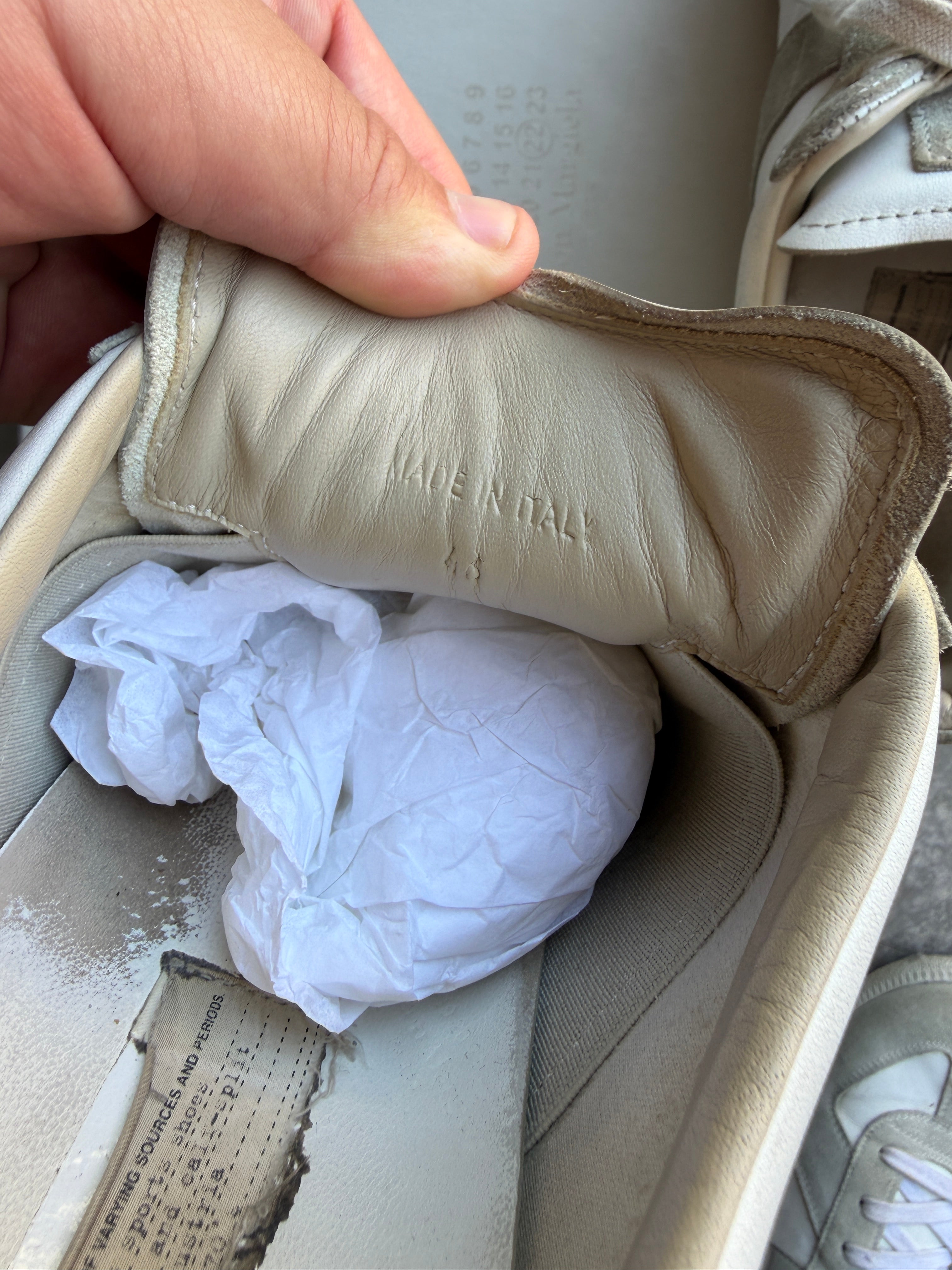 Maison Margiela White Gum Gats 46/13