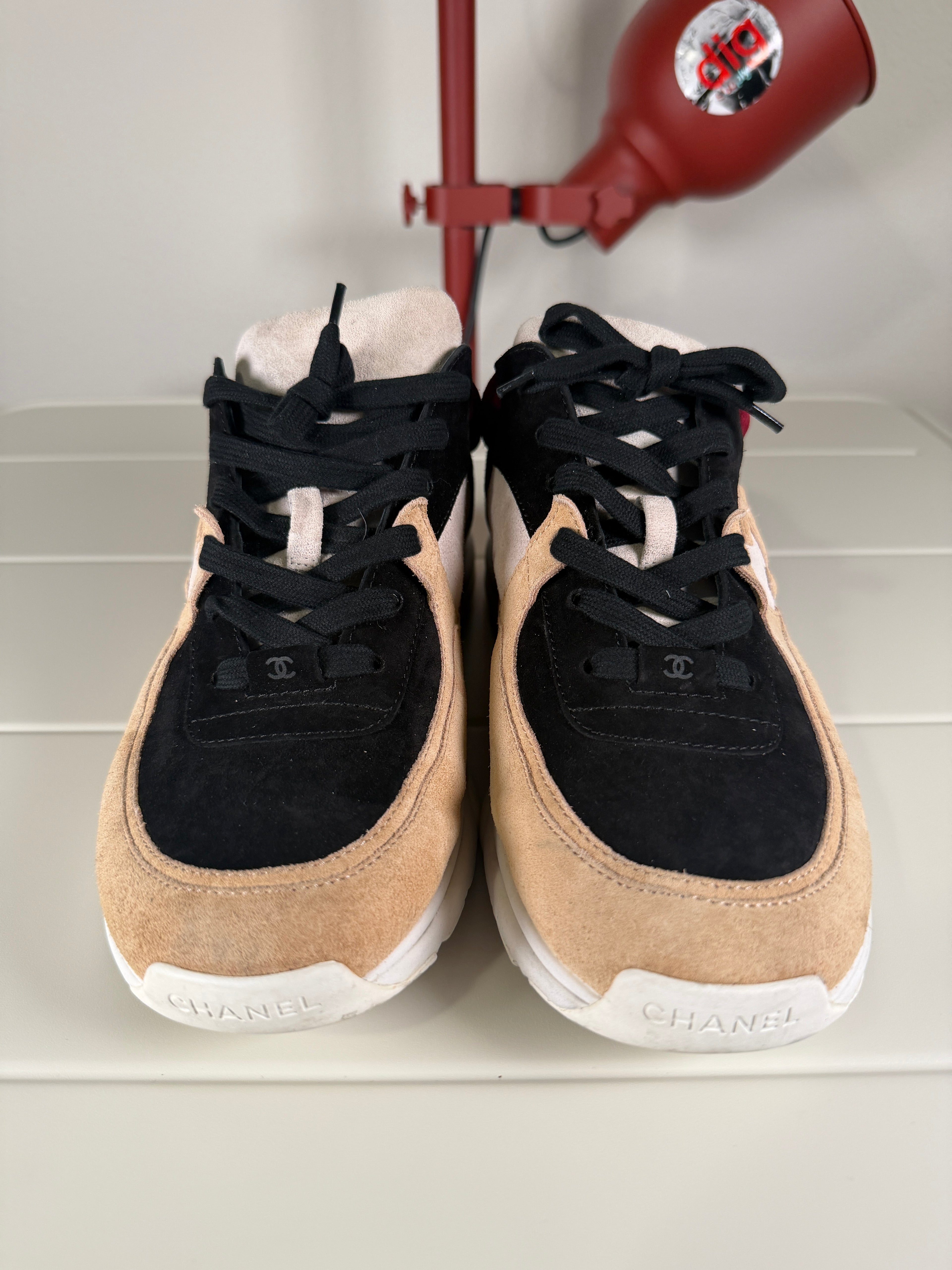 Chanel Multicolor Suede Runners 42/9