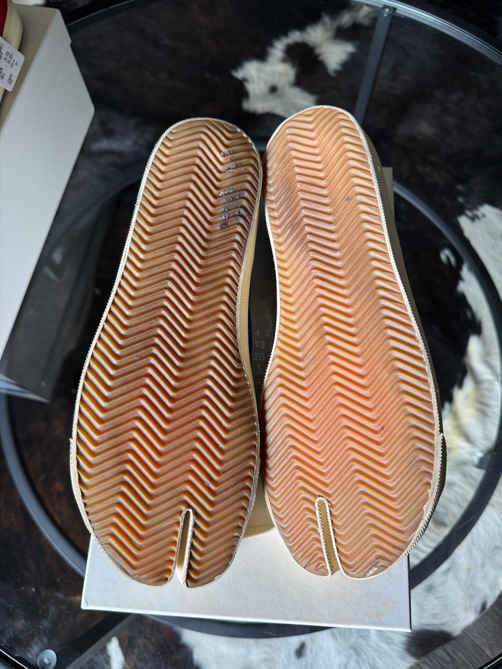 Maison Margiela Blue Tabi Sneakers 43/10