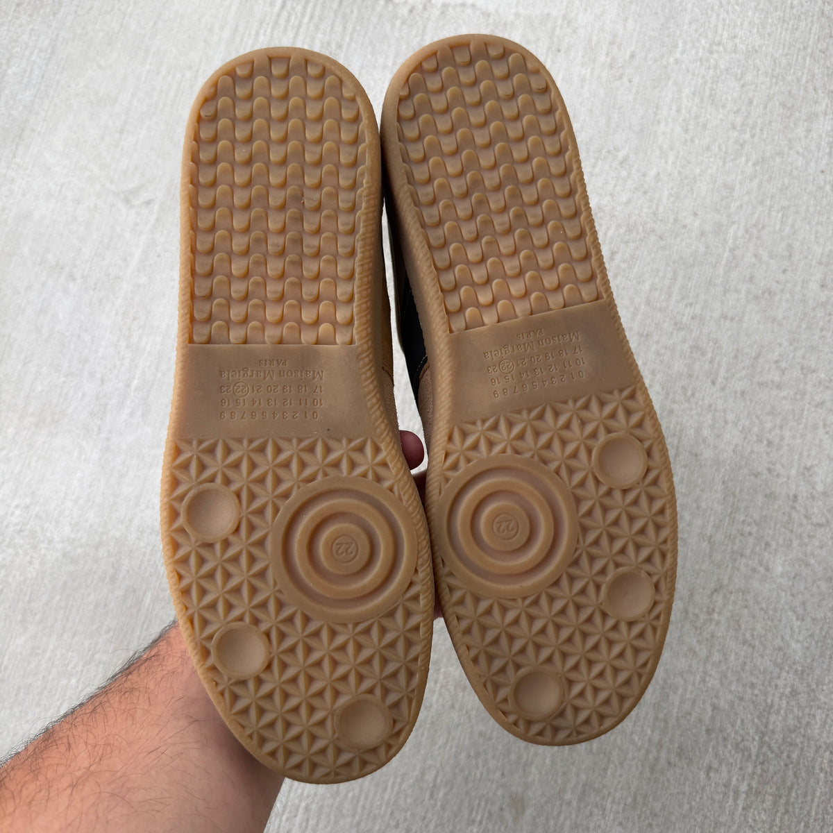 Maison Margiela Abstract Tan Black Gats 41/8