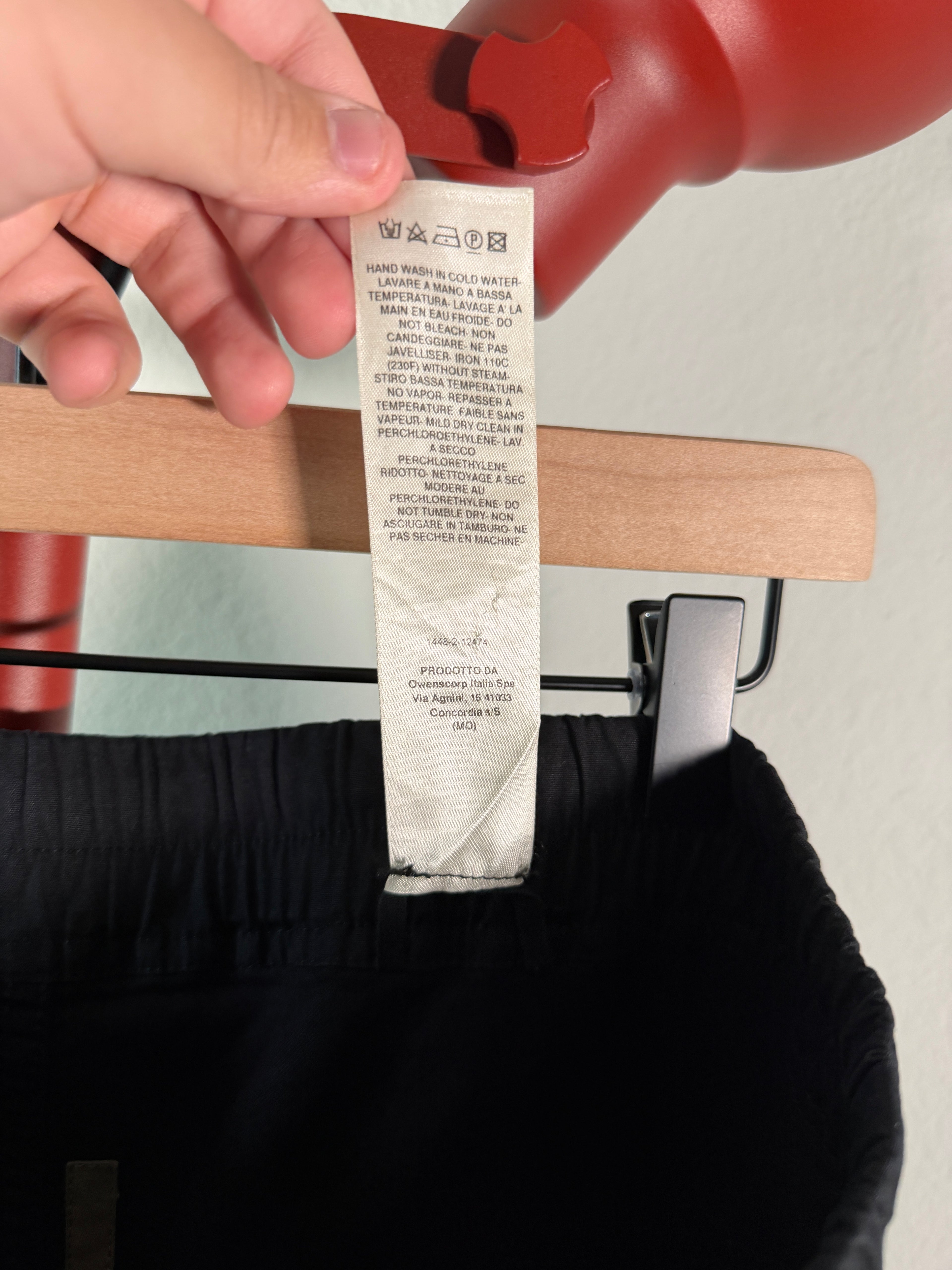 Rick Owens Two Tone Pusher Pant XL