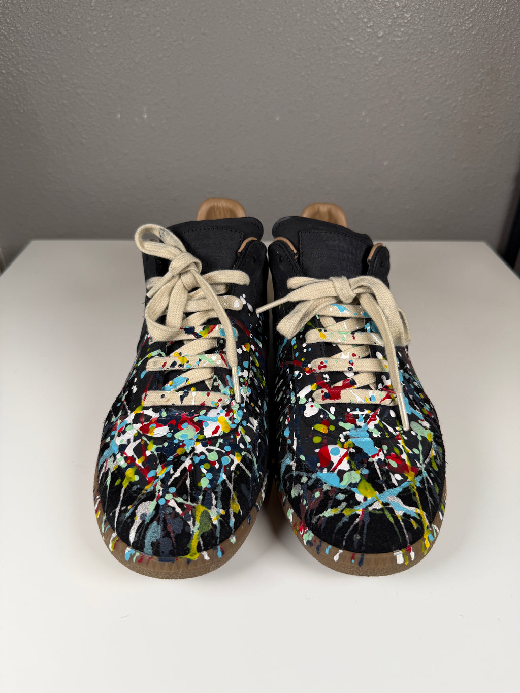 Maison Margiela Paint Splatter Black Gats 43/10