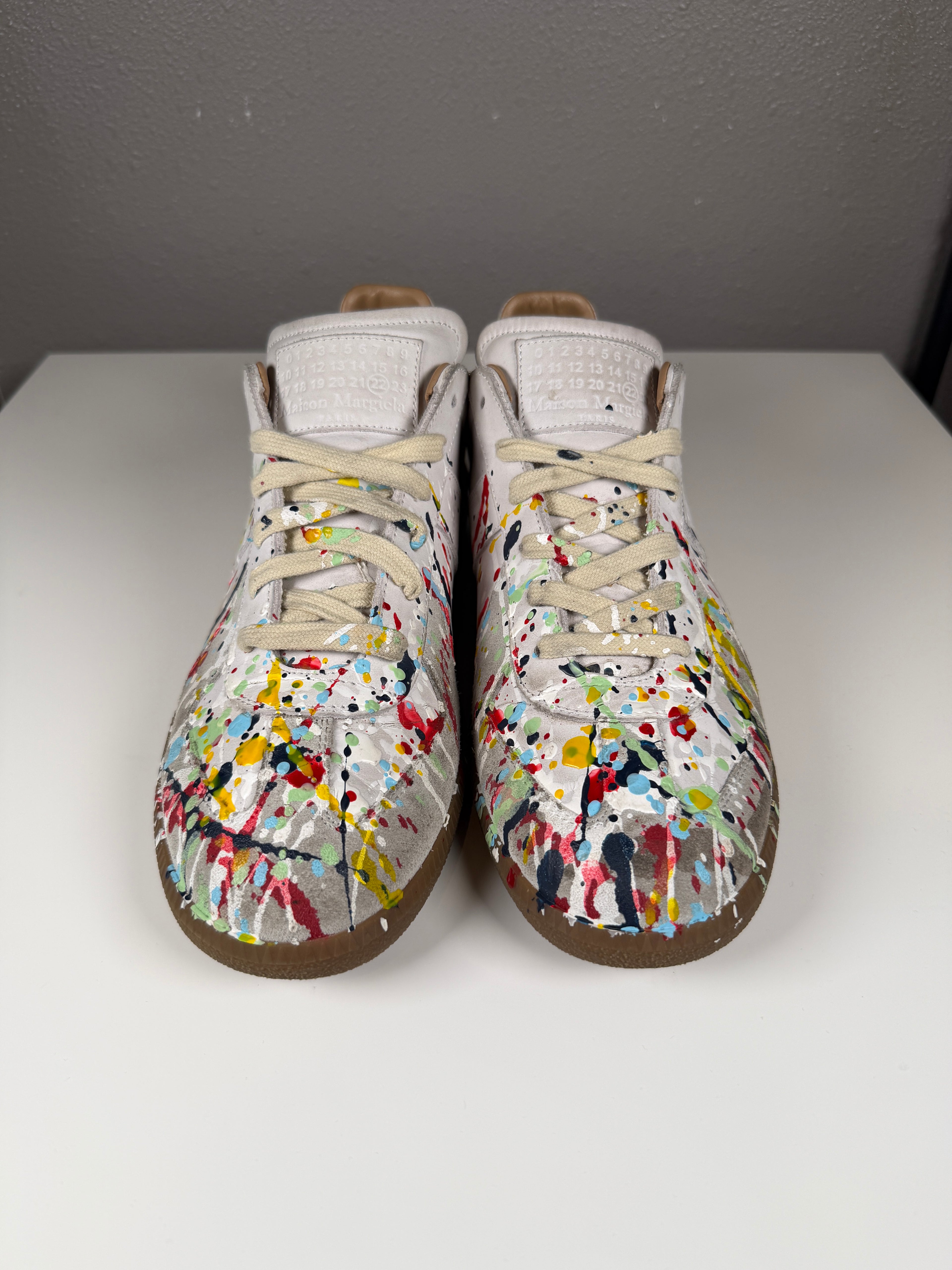 Maison Margiela Paint Splatter White Gats 43/10