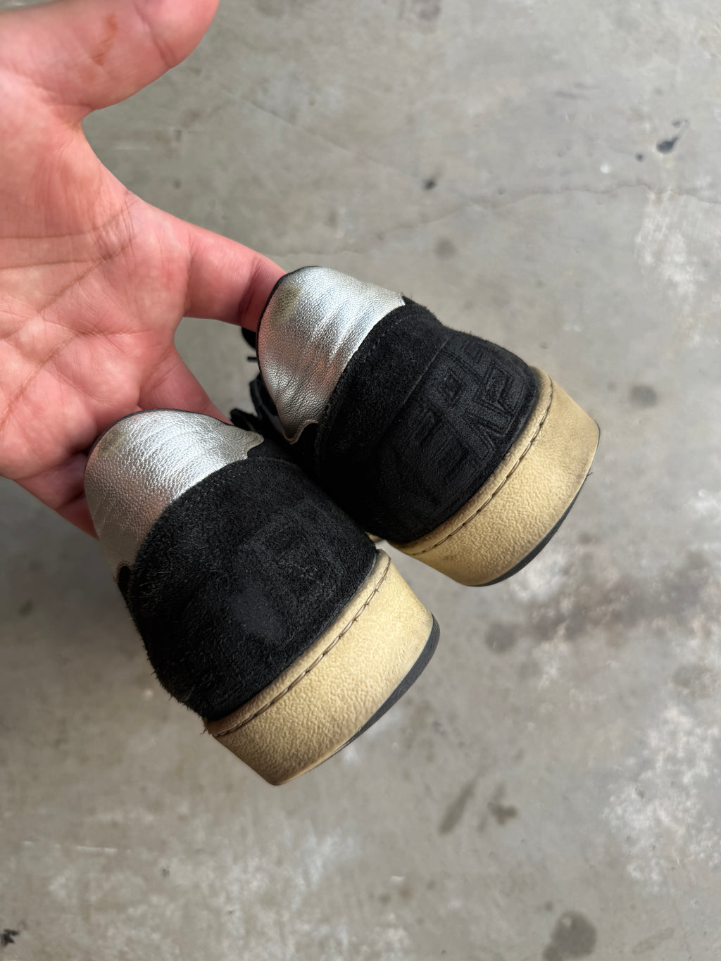 Golden Goose Black Suede Ballstars 45/12