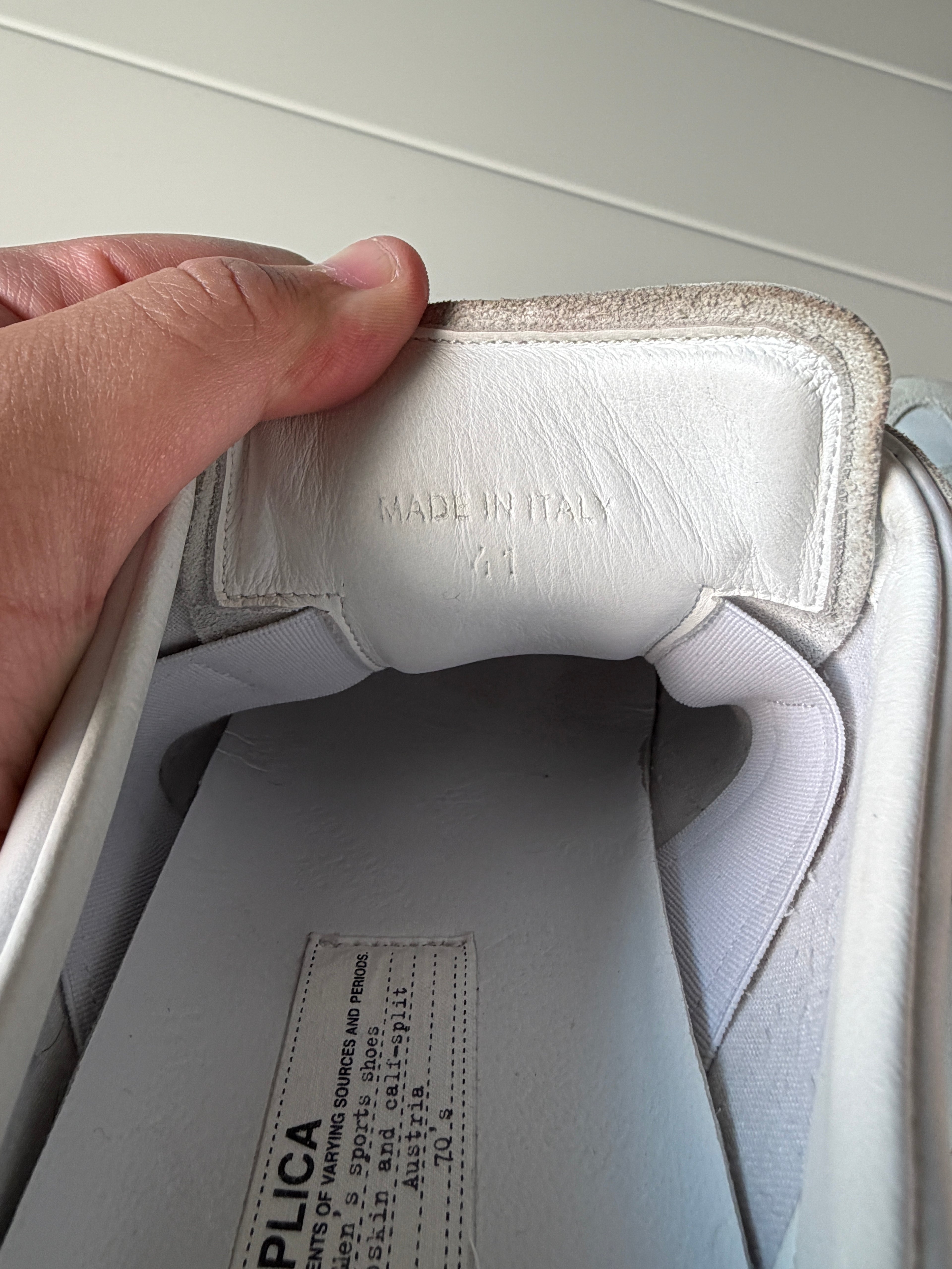 Maison Margiela Triple White Gats 41/8