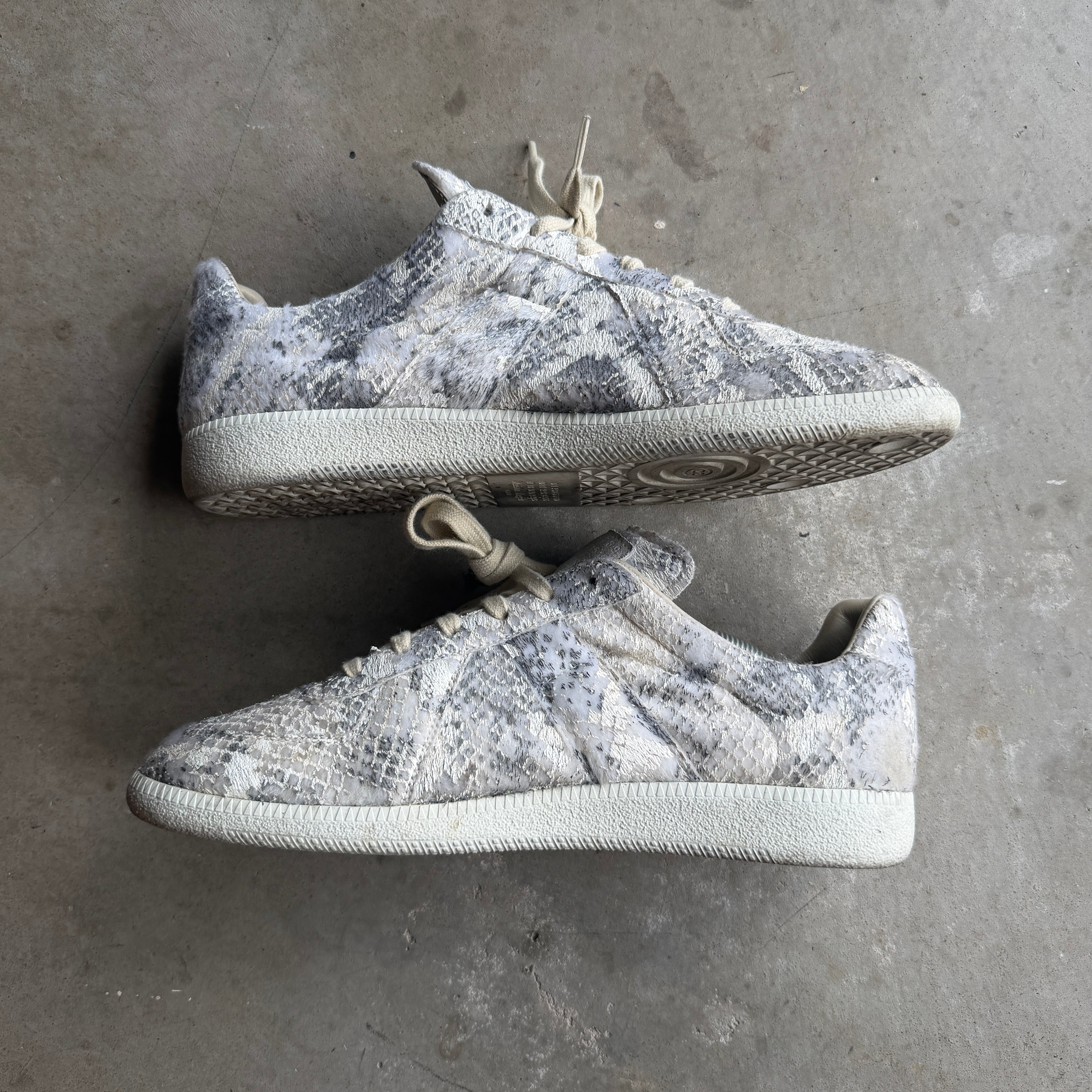 Maison Margiela Pony Hair Snake Skin Gats 44/11