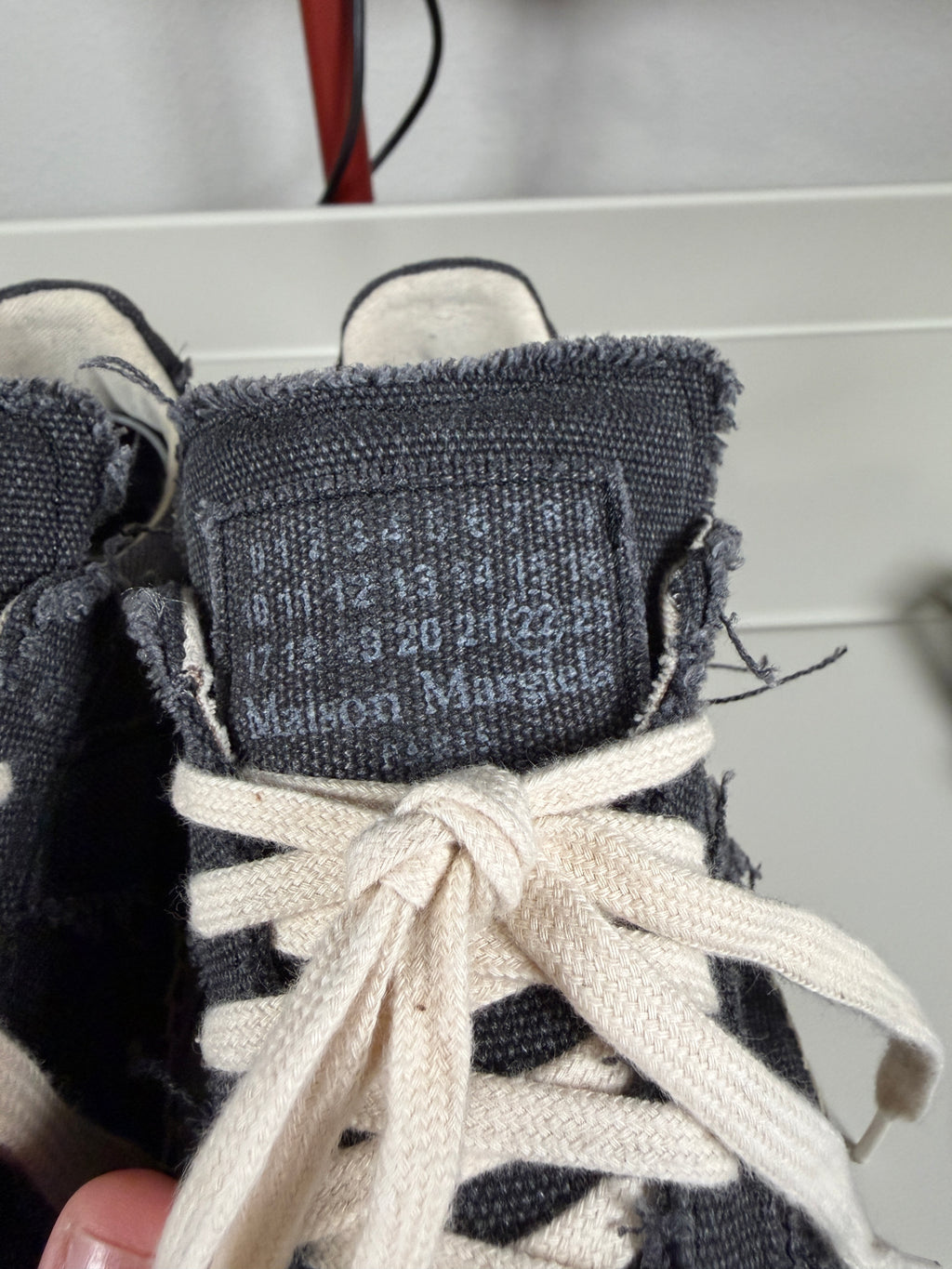 Maison Margiela Black Espadrille Gats 41/8