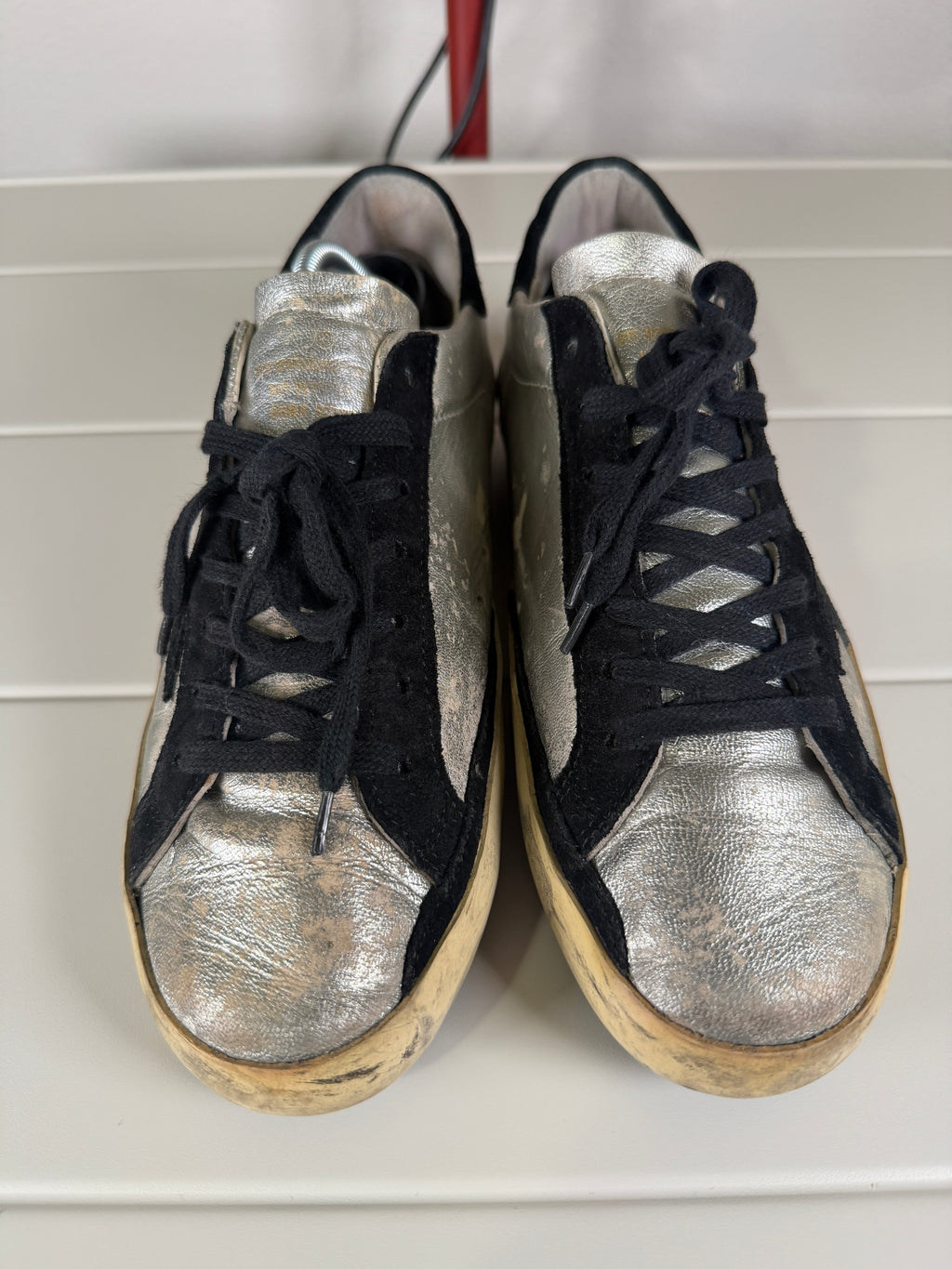 Golden Goose Silver Superstars 41/8