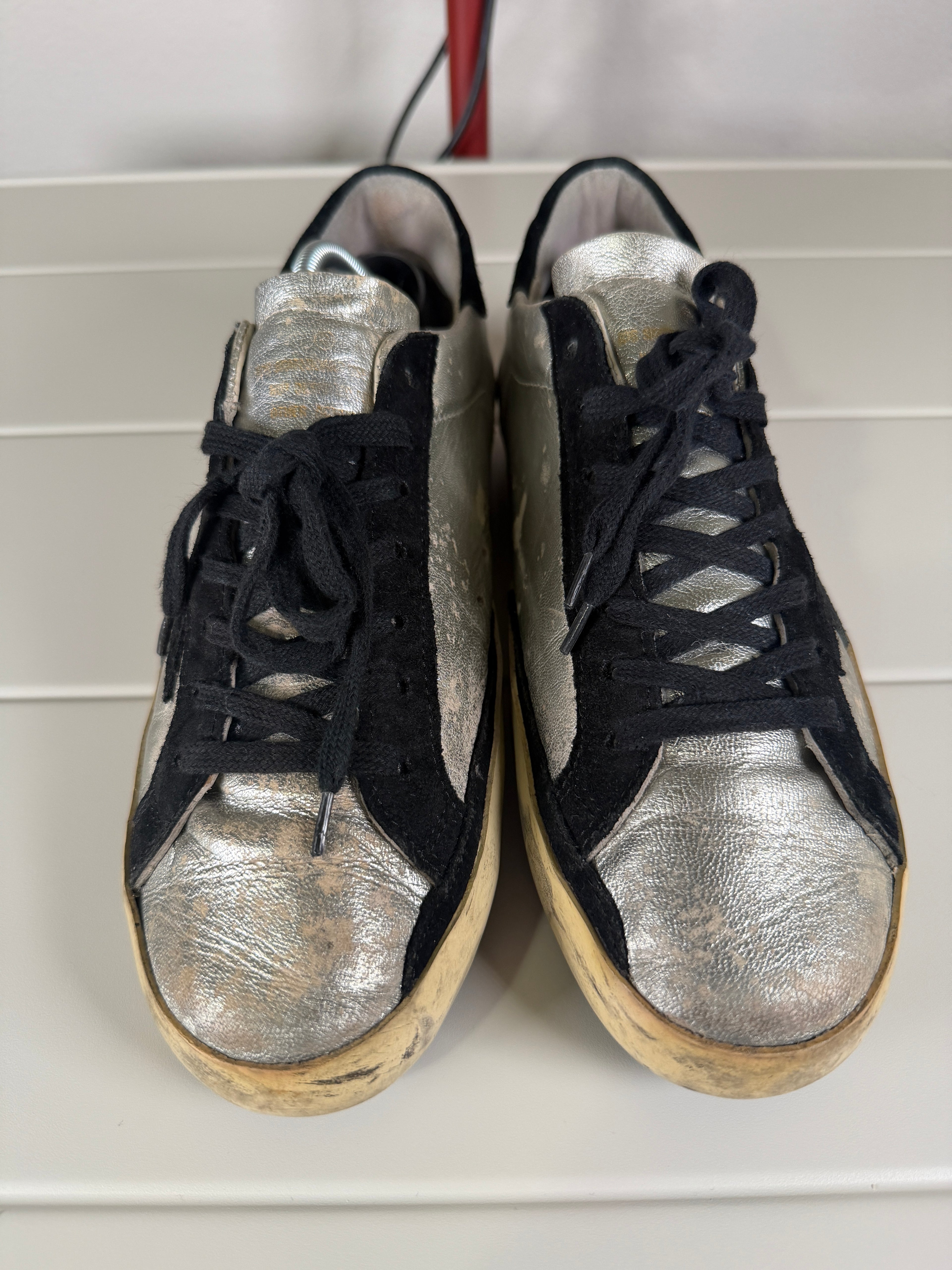 Golden Goose Silver Superstars 41/8