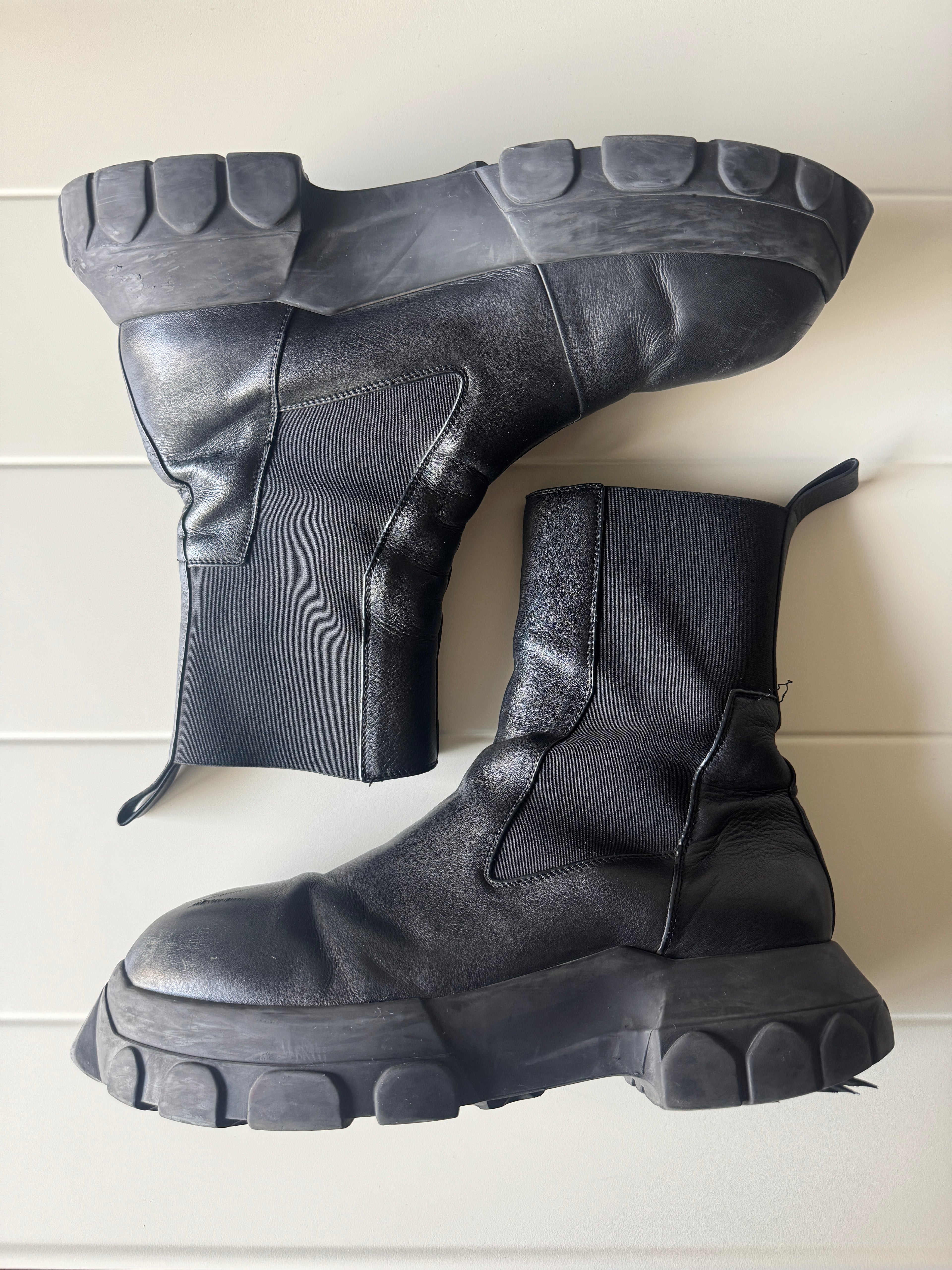 Rick Owens Bozo Beetle Tractor Boots 44/11