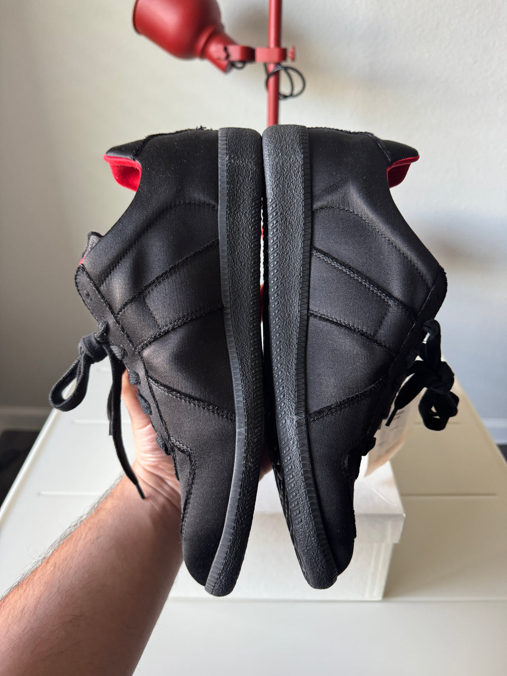 Maison Margiela Satin Black Gats 43/10