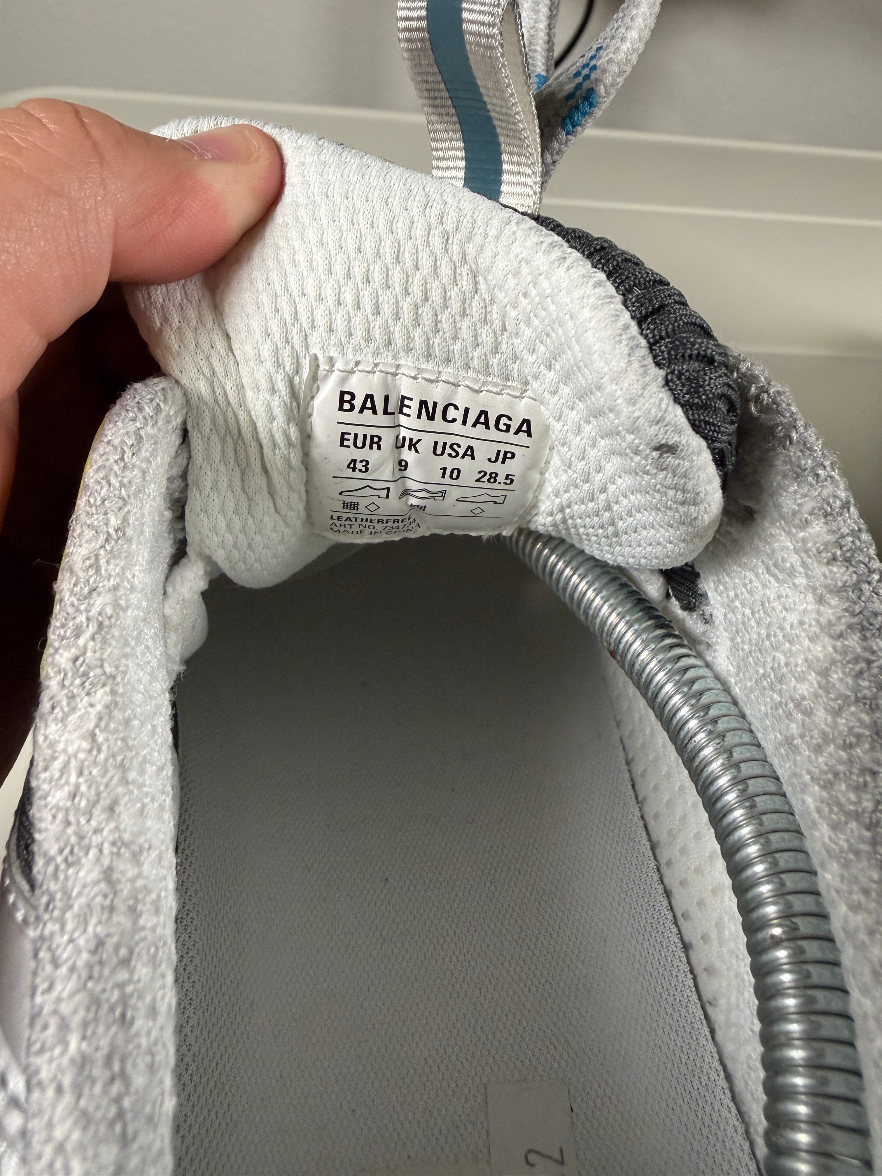 Balenciaga 3XL Yellow Navy Sneakers 43/10