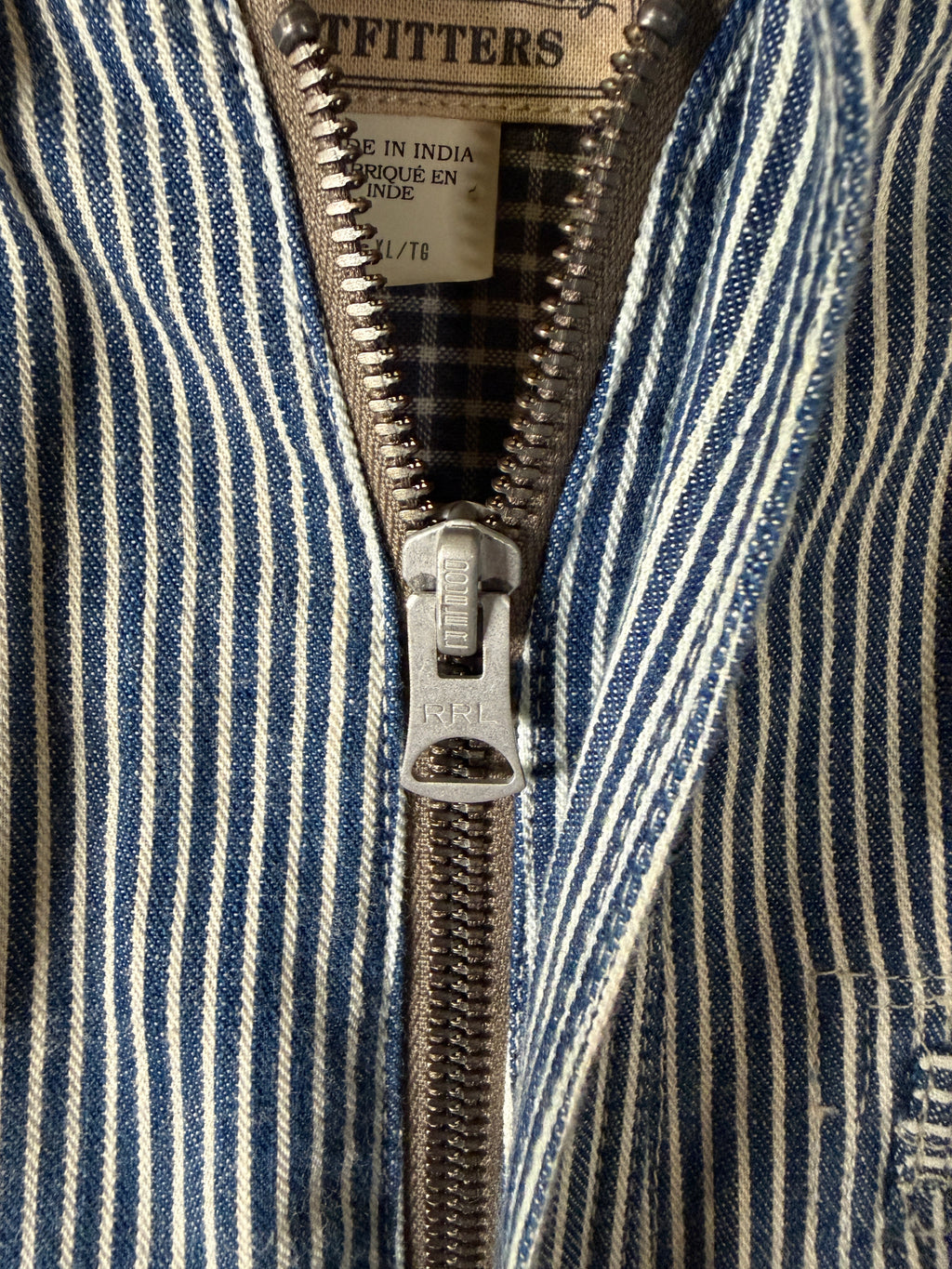 Ralph Lauren RRL Hickory Striped Chore Jacket XL